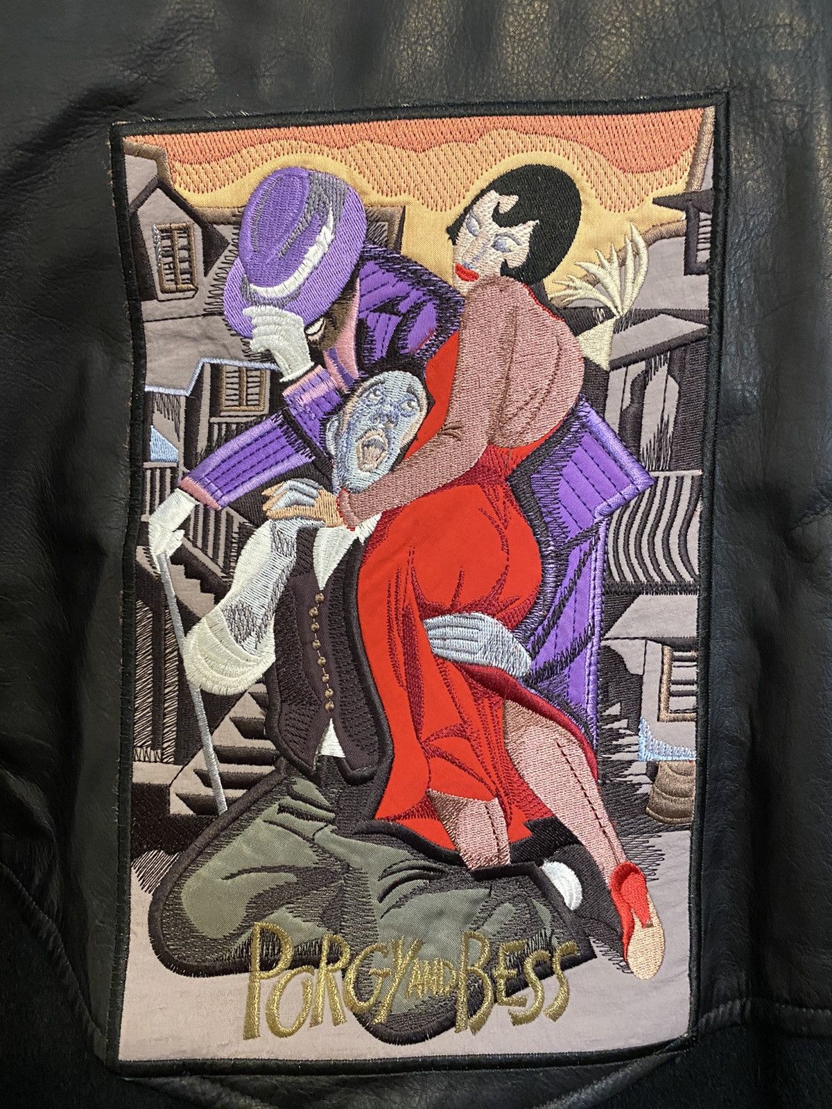 Vintage Vintage Porgy and Bess Leather Jacket Size US L / EU 52-54 / 3 - 6 Thumbnail