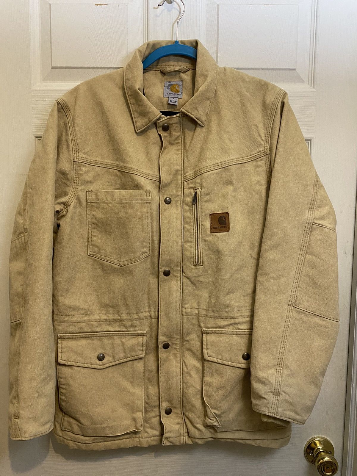 Carhartt Vintage Carhartt Trench Chore Work Jacket Size US S / EU 44-46 / 1 - 1 Thumbnail