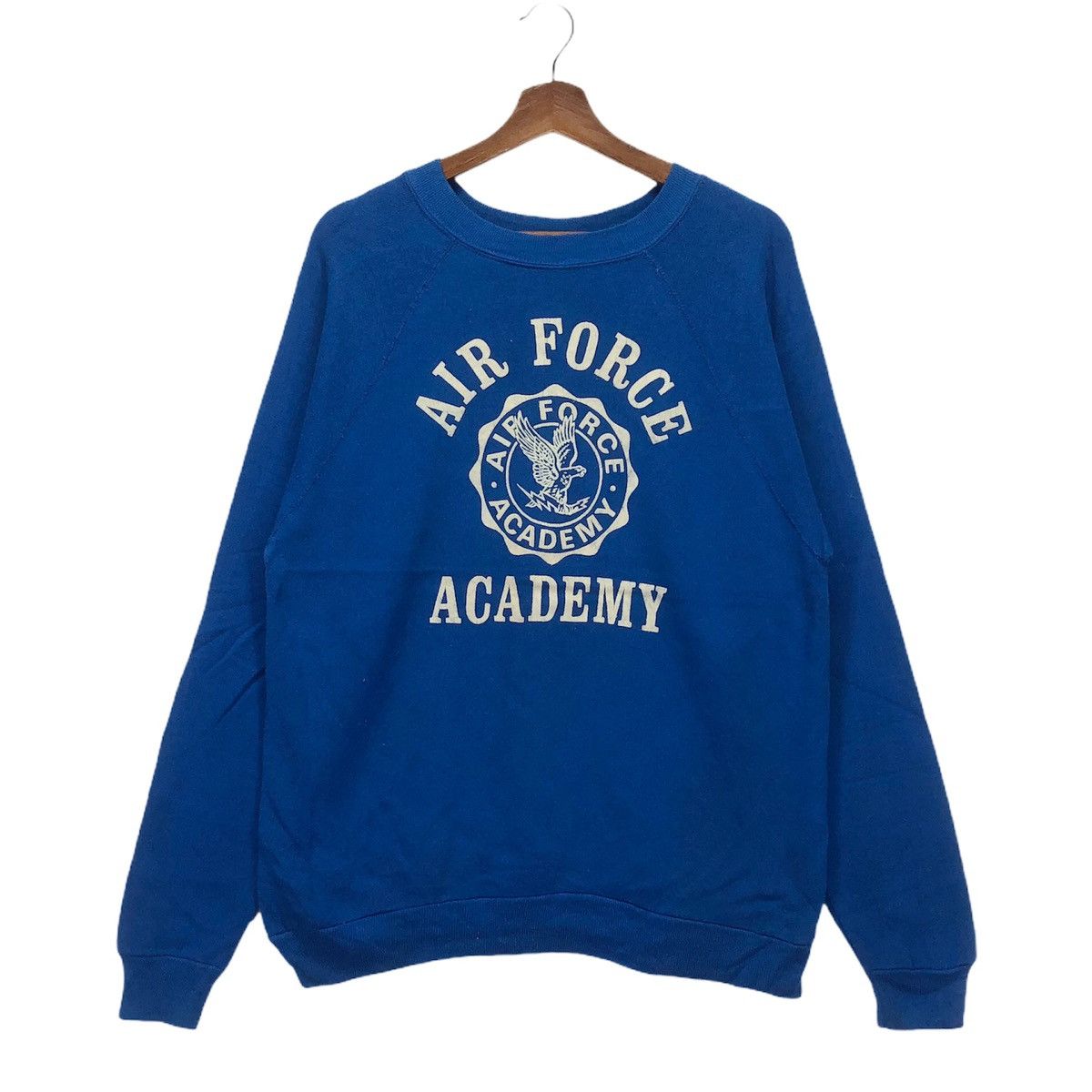 Vintage Vintage 80s Air Force Academy Crewneck Size US L / EU 52-54 / 3 - 1 Thumbnail