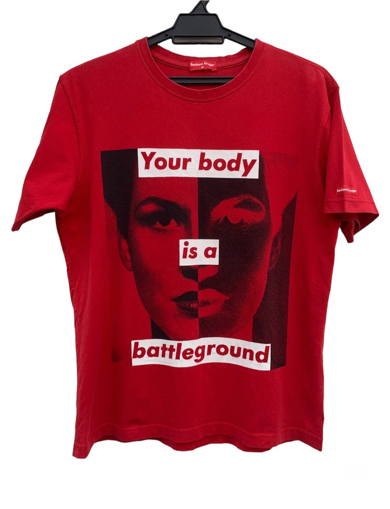 vintage BARBARA KRUGER T-shirt Tシャツ RARE Vintage Original 1995 Barbara Kruger It's A Small World