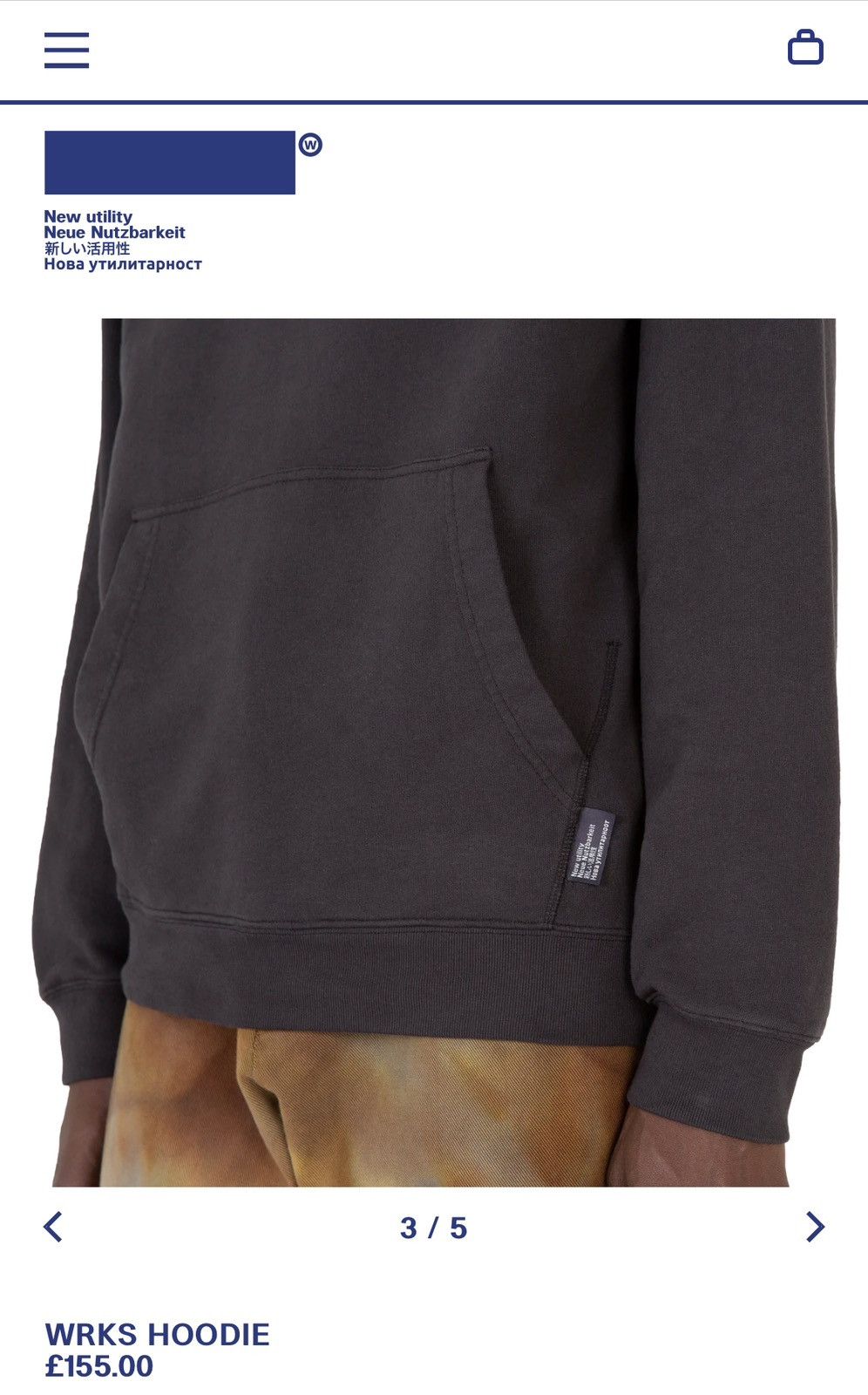 AFFXWRKS KiKO KOSTADiNOV OVERDYED OVERSTiTCH BASiC HOODiE SWEATSHiRT Size US XL / EU 56 / 4 - 2 Thumbnail