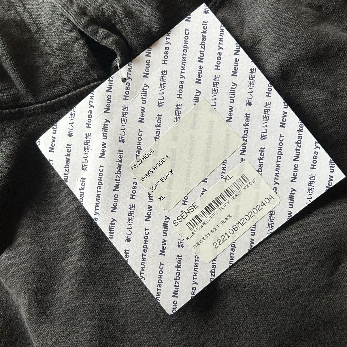 AFFXWRKS KiKO KOSTADiNOV OVERDYED OVERSTiTCH BASiC HOODiE SWEATSHiRT Size US XL / EU 56 / 4 - 18 Thumbnail