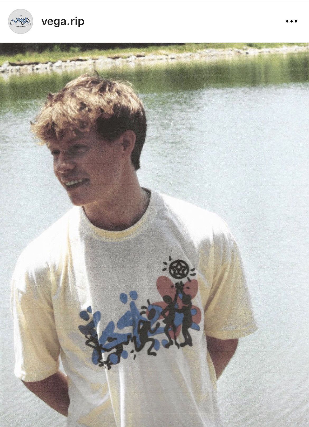 Japanese Brand VEGA FiND YOUR PATH TEE VEGA.RiP Size US L / EU 52-54 / 3 - 6 Thumbnail