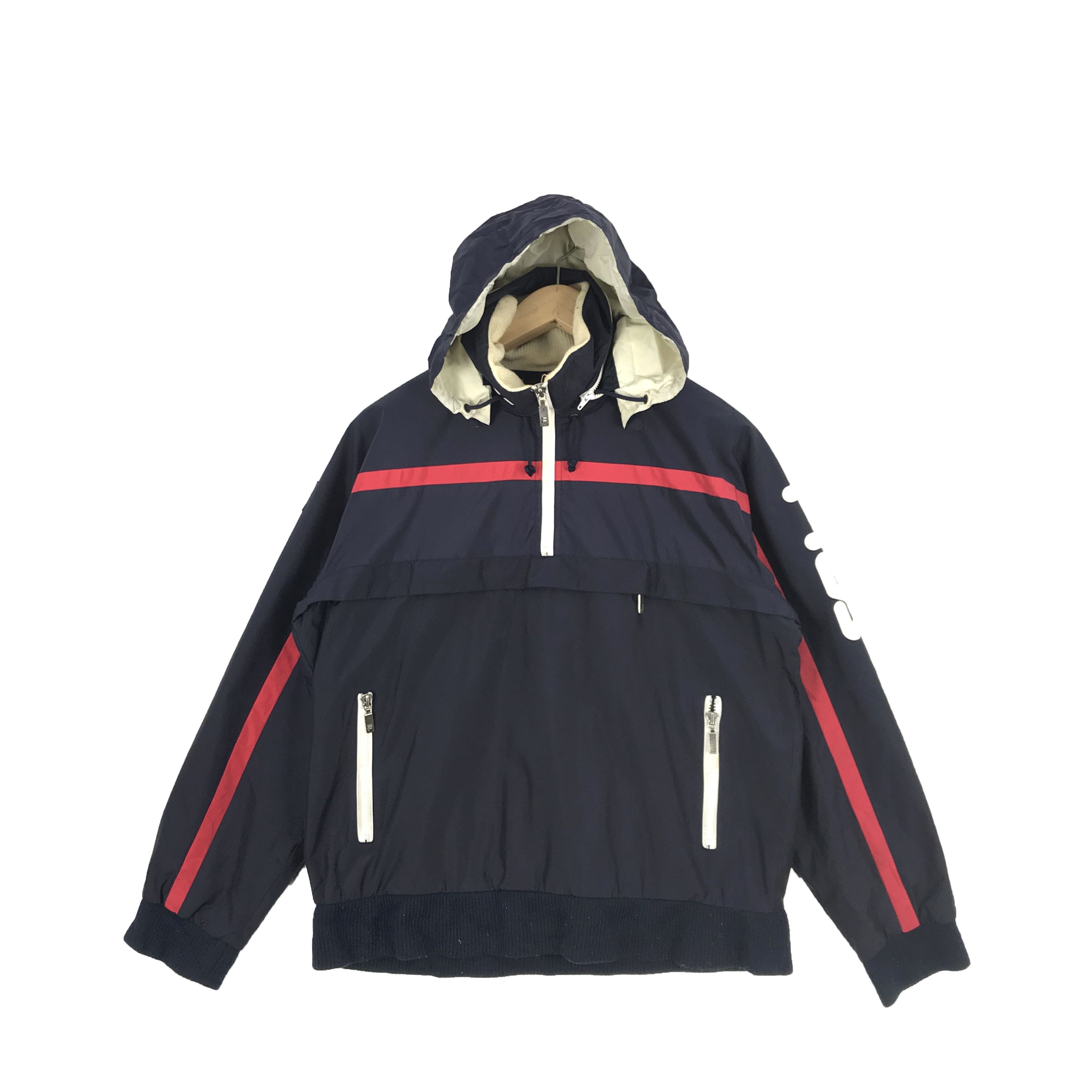 Fila × Vintage Vintage Fila Hoodie Jacket Streetwear Fila Windbreaker Size US XL / EU 56 / 4 - 2 Thumbnail