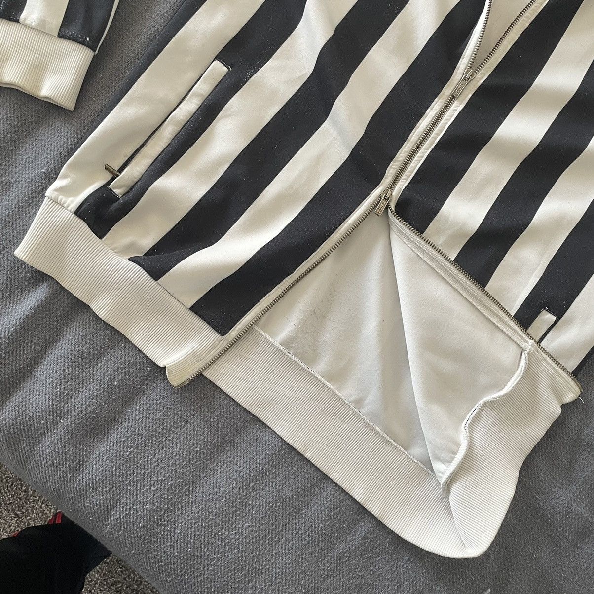 Vintage KAPPA KONTROLL BLACK WHiTE STRiPED TRACK JACKET BEETLEJUiCE Size L / US 10 / IT 46 - 5 Thumbnail