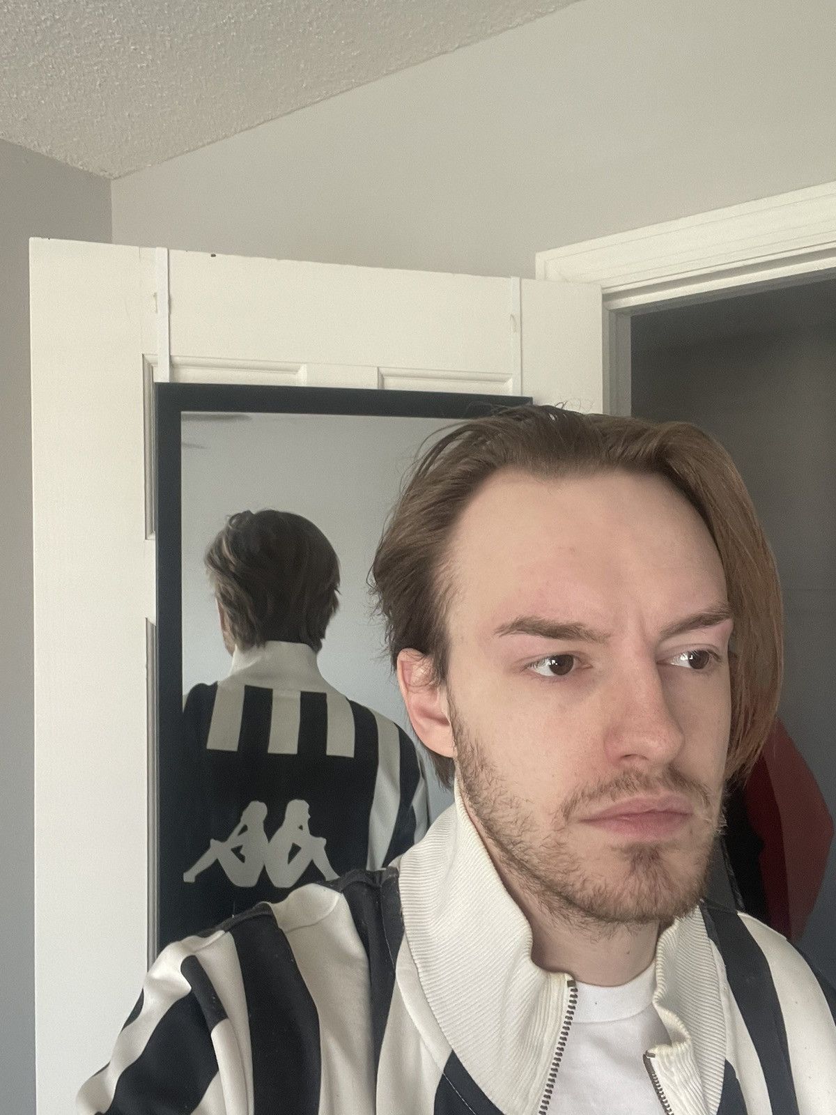 Vintage KAPPA KONTROLL BLACK WHiTE STRiPED TRACK JACKET BEETLEJUiCE Size L / US 10 / IT 46 - 15 Thumbnail