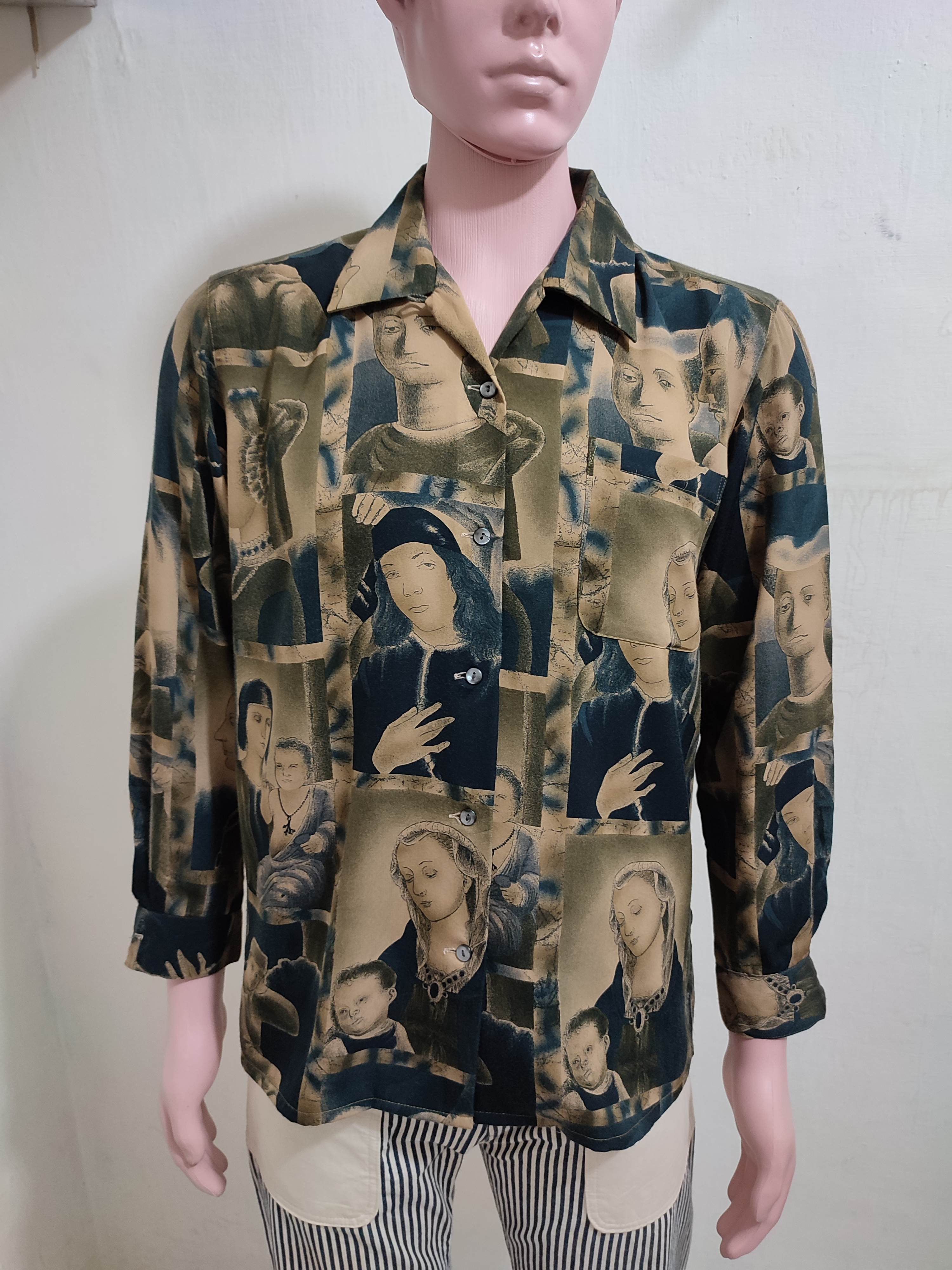 Other 🔥Antique Marie Fullprint Art Shirt Size US M / EU 48-50 / 2 - 2 Thumbnail