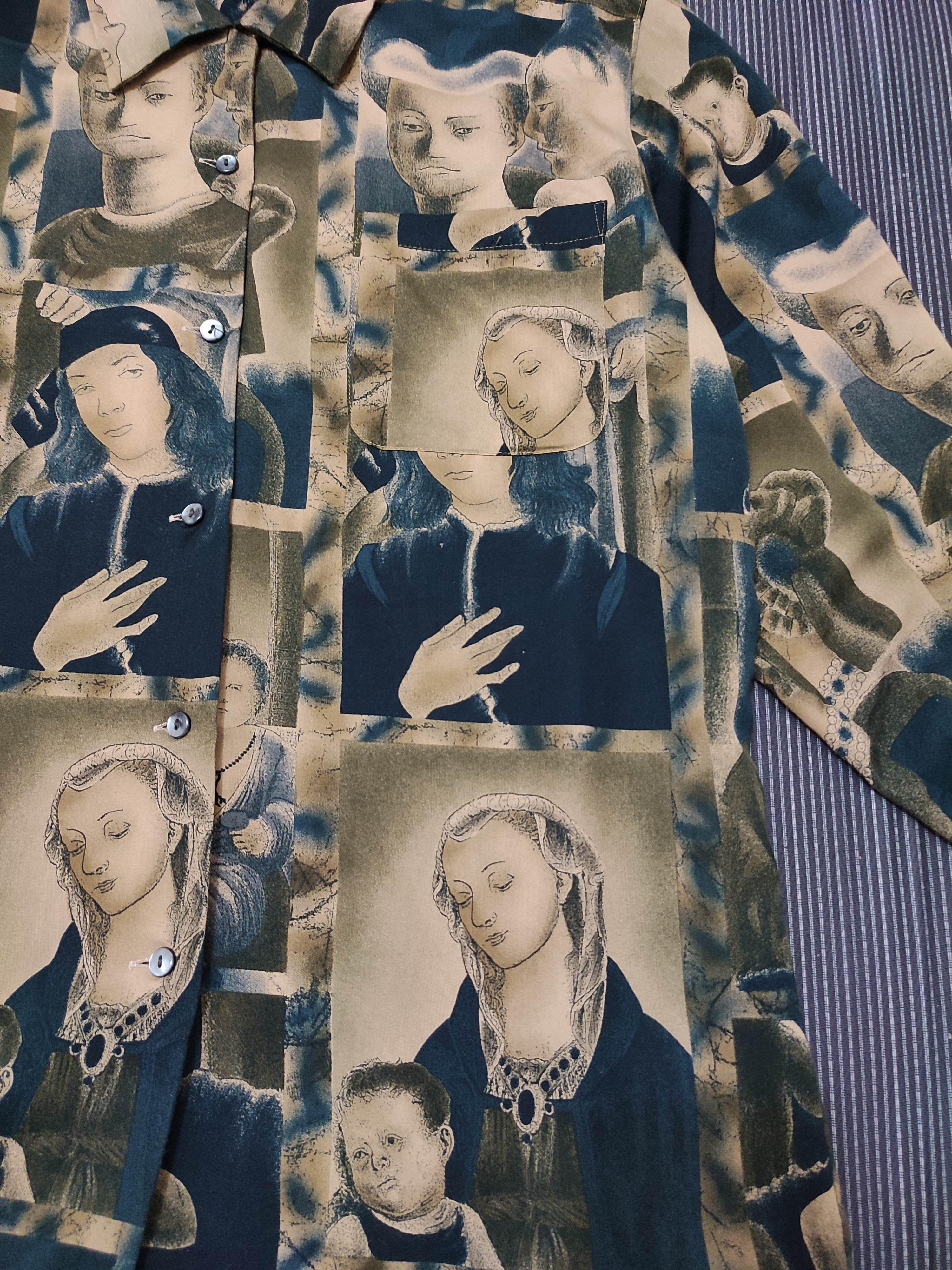 Other 🔥Antique Marie Fullprint Art Shirt Size US M / EU 48-50 / 2 - 5 Thumbnail