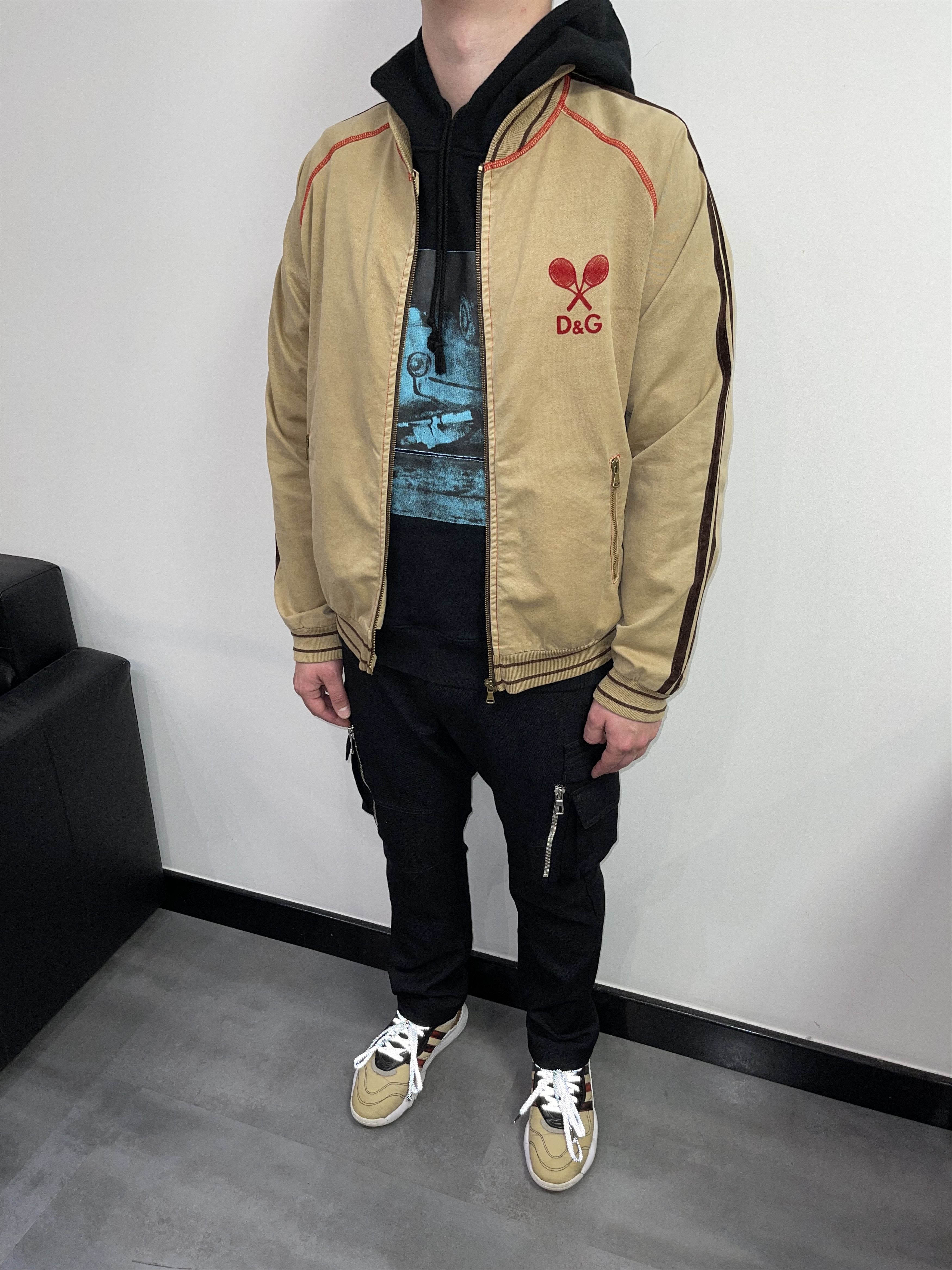 Dolce & Gabbana Dolce & Gabbana "Mister Coach" Jacket Velour Details Size US L / EU 52-54 / 3 - 8 Thumbnail