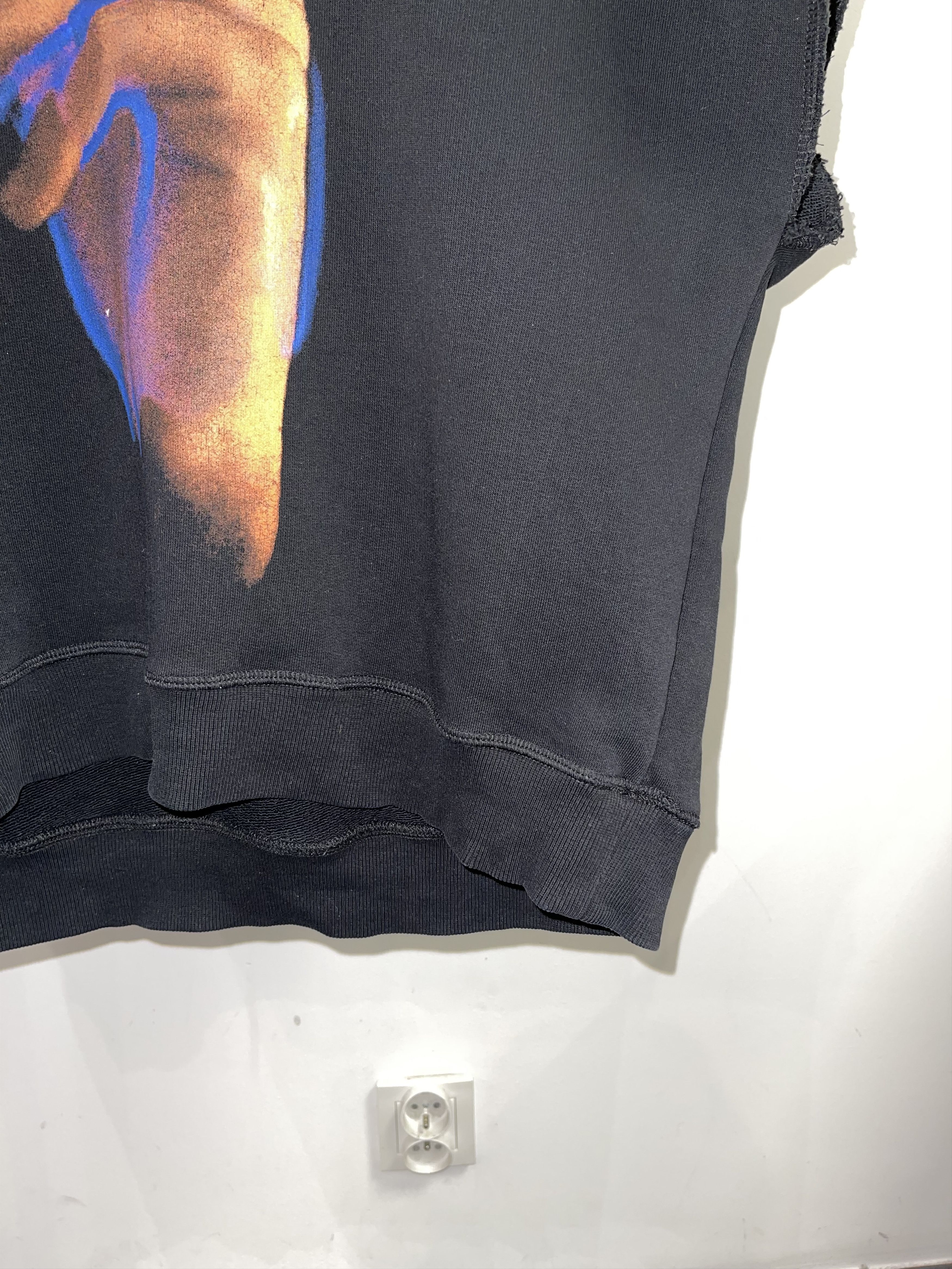 Misbhv MISBHV Burning Hand Logo Sleeveless Hoodie Size US L / EU 52-54 / 3 - 5 Thumbnail