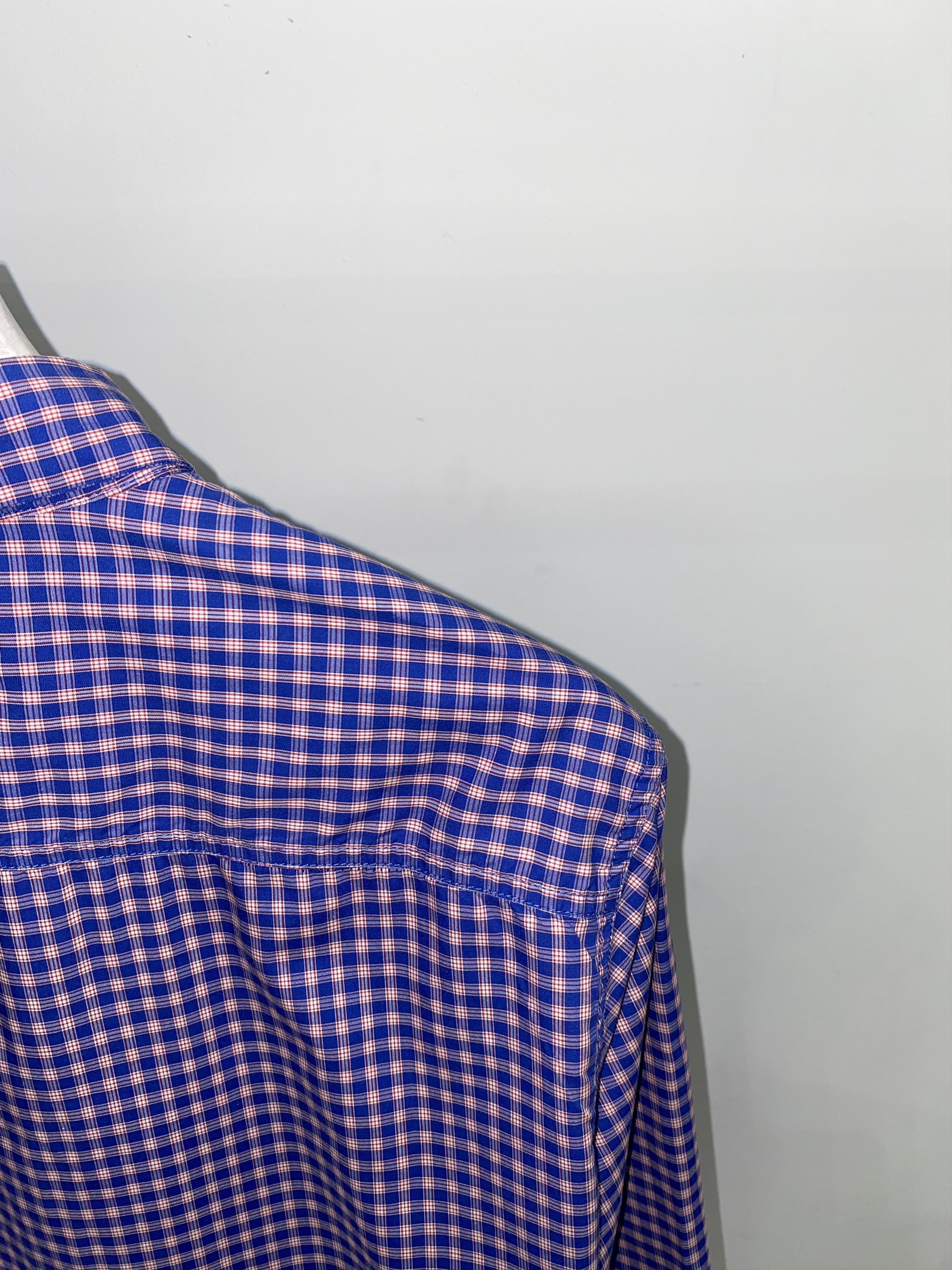 Prada Prada Red Tab Logo Checkered Flanel Button Up Shirt Size US M / EU 48-50 / 2 - 8 Thumbnail