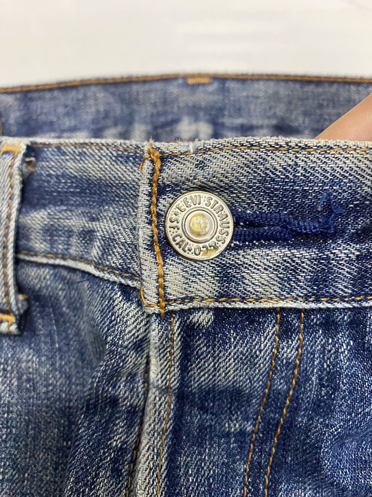 Japanese Brand × Levi's VINTAGE LEVIS 522 RUSTY DISTRESSED DENIM JEANS JAPAN Size US 31 - 11 Thumbnail