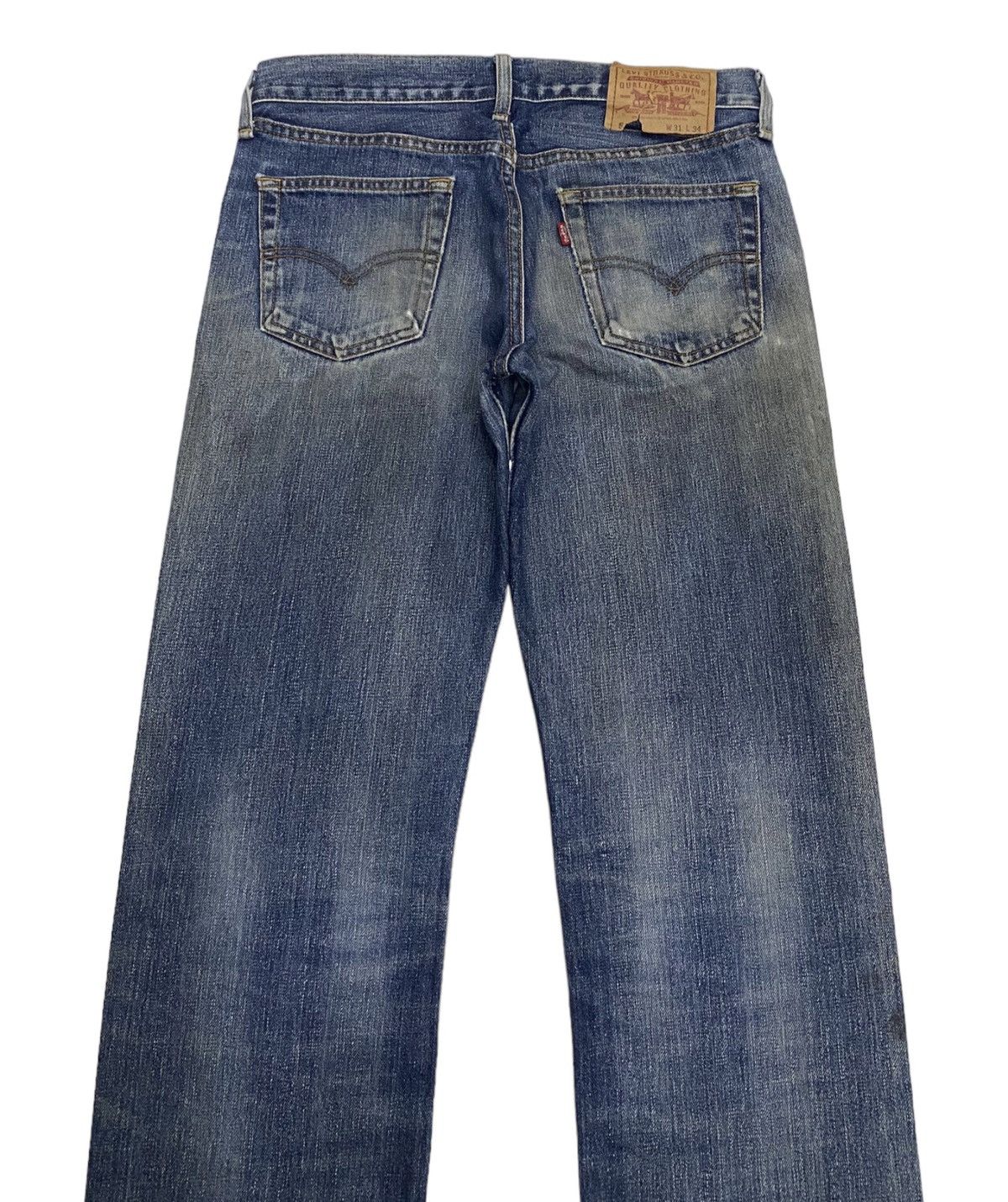 Japanese Brand × Levi's VINTAGE LEVIS 522 RUSTY DISTRESSED DENIM JEANS JAPAN Size US 31 - 5 Thumbnail