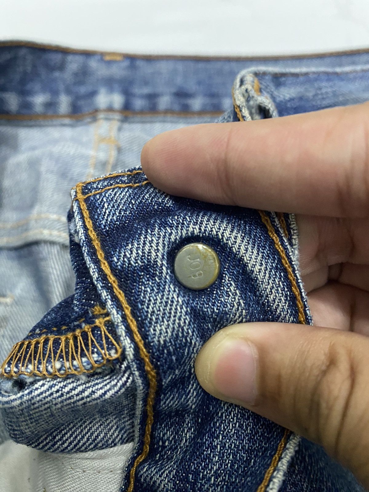 Japanese Brand × Levi's VINTAGE LEVIS 522 RUSTY DISTRESSED DENIM JEANS JAPAN Size US 31 - 12 Thumbnail