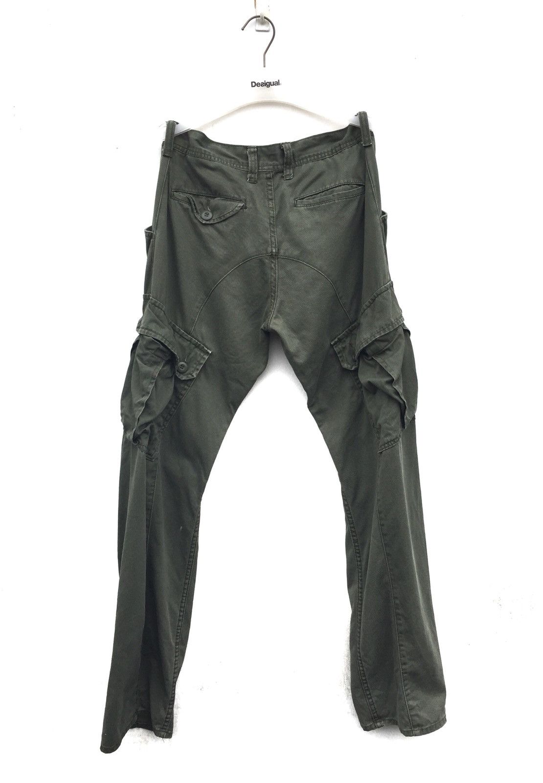 Designer × Japanese Brand Japanes Brand Memory Special Cargo Tactical Olive Green Pant Size US 31 - 2 Thumbnail