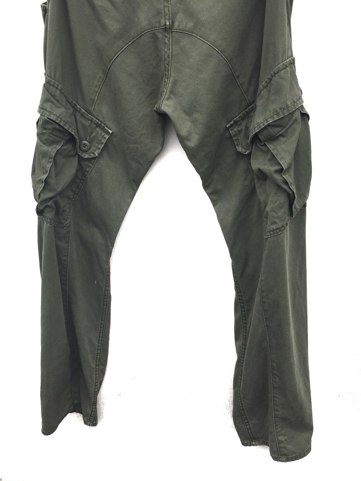 Designer × Japanese Brand Japanes Brand Memory Special Cargo Tactical Olive Green Pant Size US 31 - 6 Thumbnail