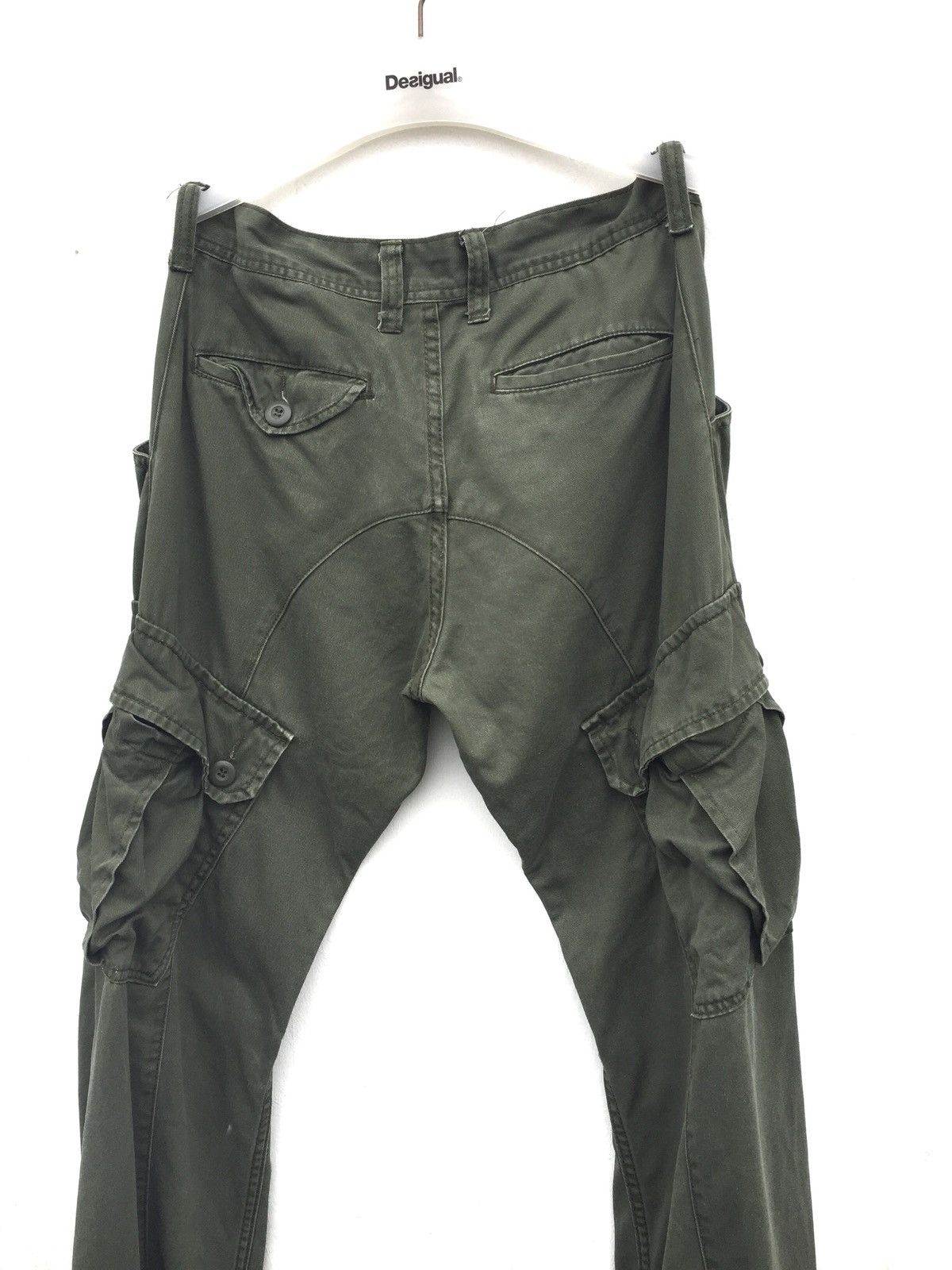 Designer × Japanese Brand Japanes Brand Memory Special Cargo Tactical Olive Green Pant Size US 31 - 5 Thumbnail