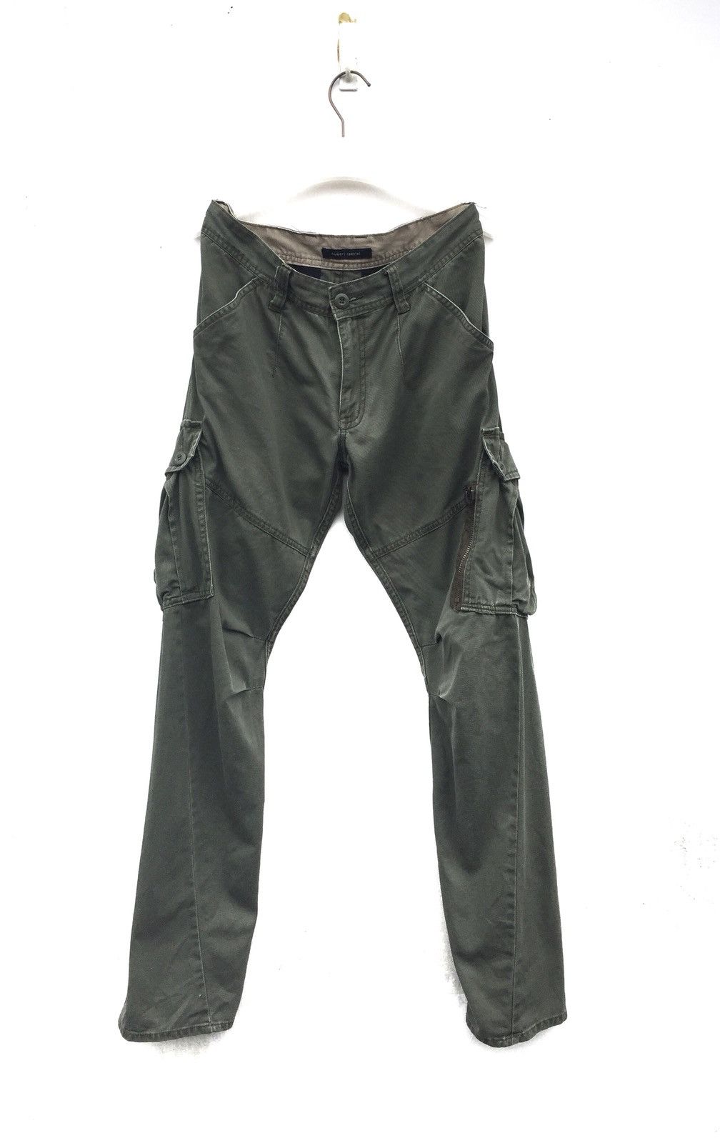 Designer × Japanese Brand Japanes Brand Memory Special Cargo Tactical Olive Green Pant Size US 31 - 1 Thumbnail