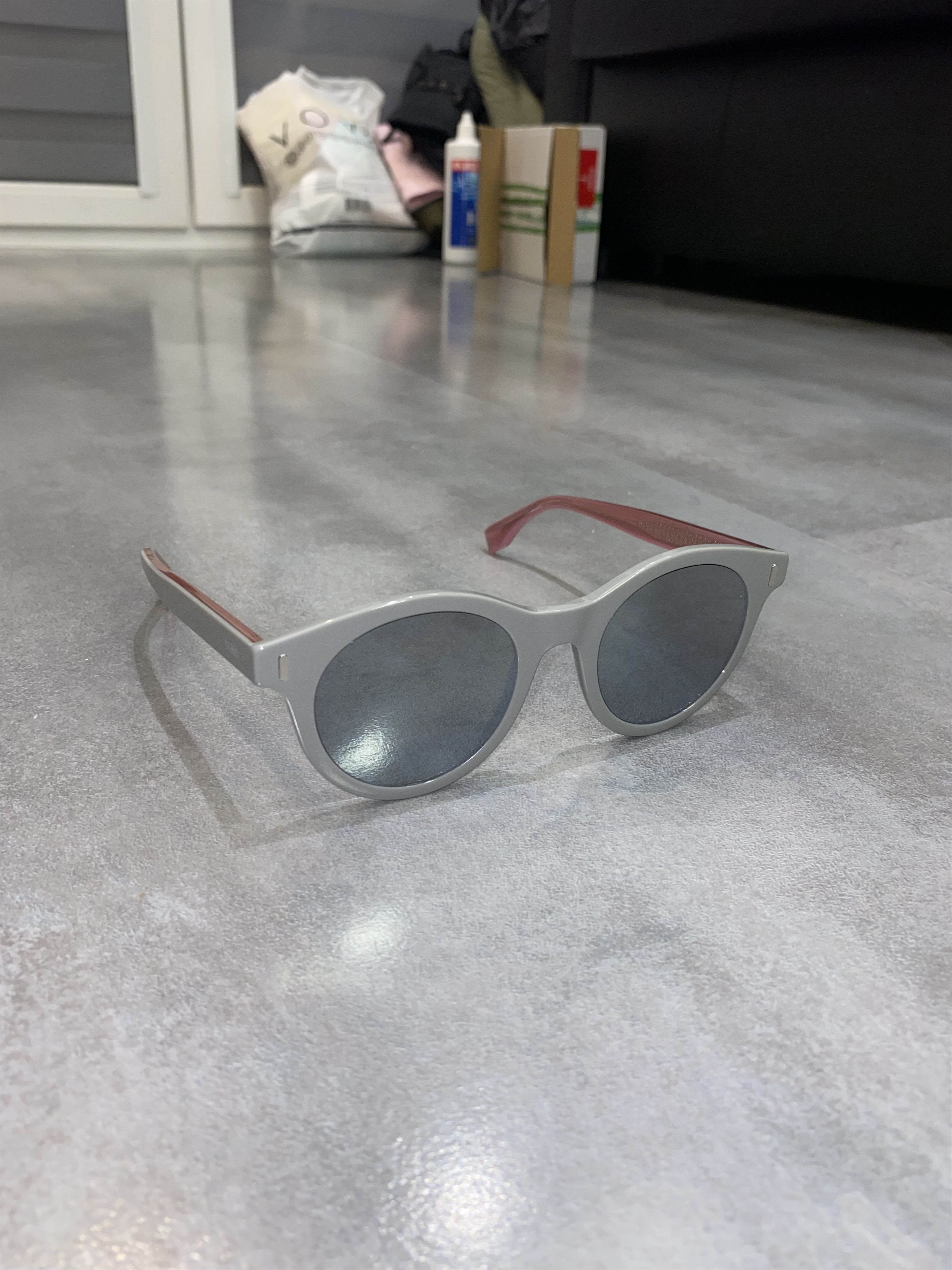 Fendi Fendi FF M0041/S Small Logo Sunglasses Size ONE SIZE - 4 Thumbnail