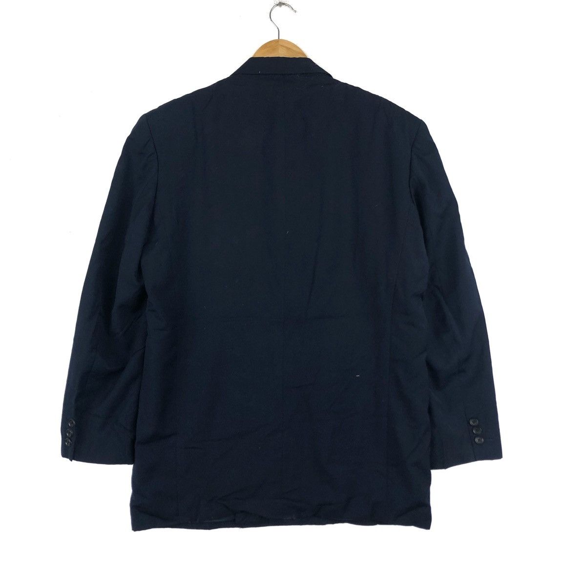 Yohji Yamamoto 🔥YS FOR MEN Double Breasted Button Wool Coat Blazer Size 44R - 8 Thumbnail
