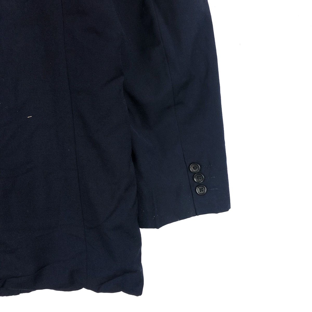 Yohji Yamamoto 🔥YS FOR MEN Double Breasted Button Wool Coat Blazer Size 44R - 6 Thumbnail