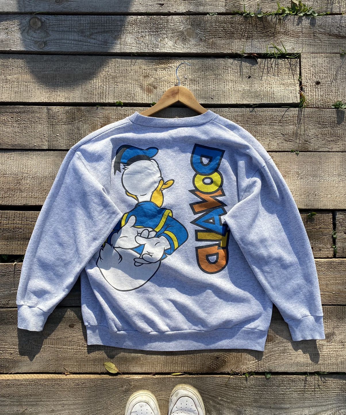 Disney × Vintage Vintage 90s Disney Story Donald Duck Movie Sweatshirt Size US L / EU 52-54 / 3 - 8 Thumbnail