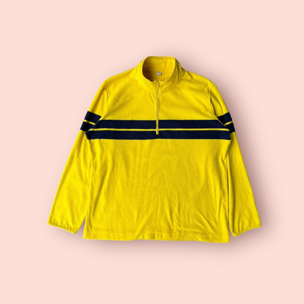 Japanese Brand × Jun Takahashi × Uniqlo VINTAGE UNIQLO HALF ZIPPER MICRO FLEECE SWEATER Size US XL / EU 56 / 4 - 3 Thumbnail