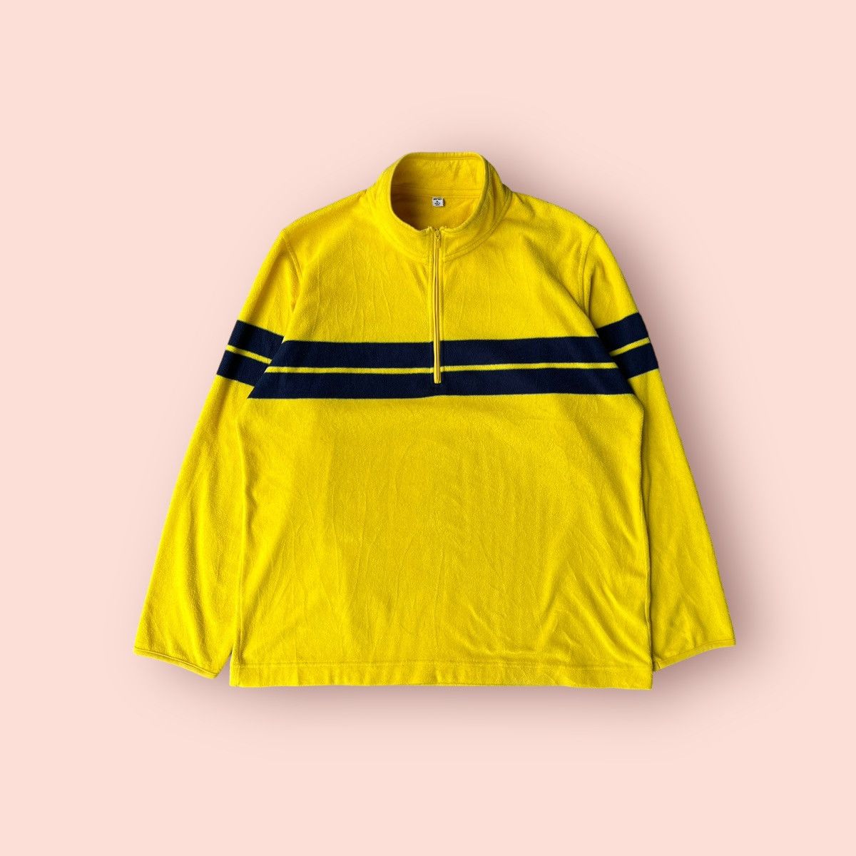 Japanese Brand × Jun Takahashi × Uniqlo VINTAGE UNIQLO HALF ZIPPER MICRO FLEECE SWEATER Size US XL / EU 56 / 4 - 1 Thumbnail