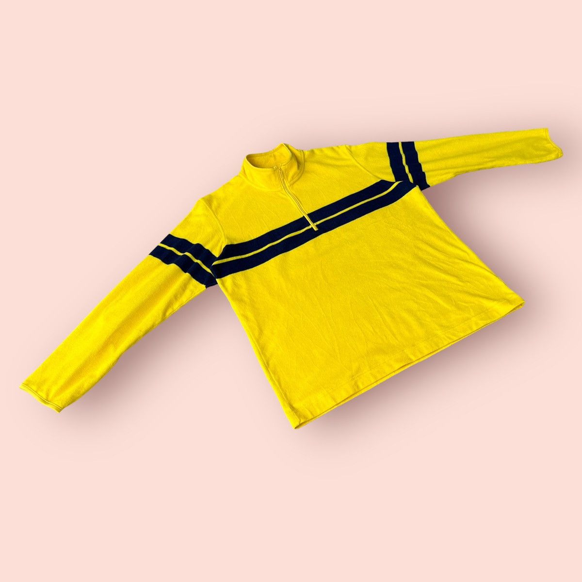 Japanese Brand × Jun Takahashi × Uniqlo VINTAGE UNIQLO HALF ZIPPER MICRO FLEECE SWEATER Size US XL / EU 56 / 4 - 7 Thumbnail