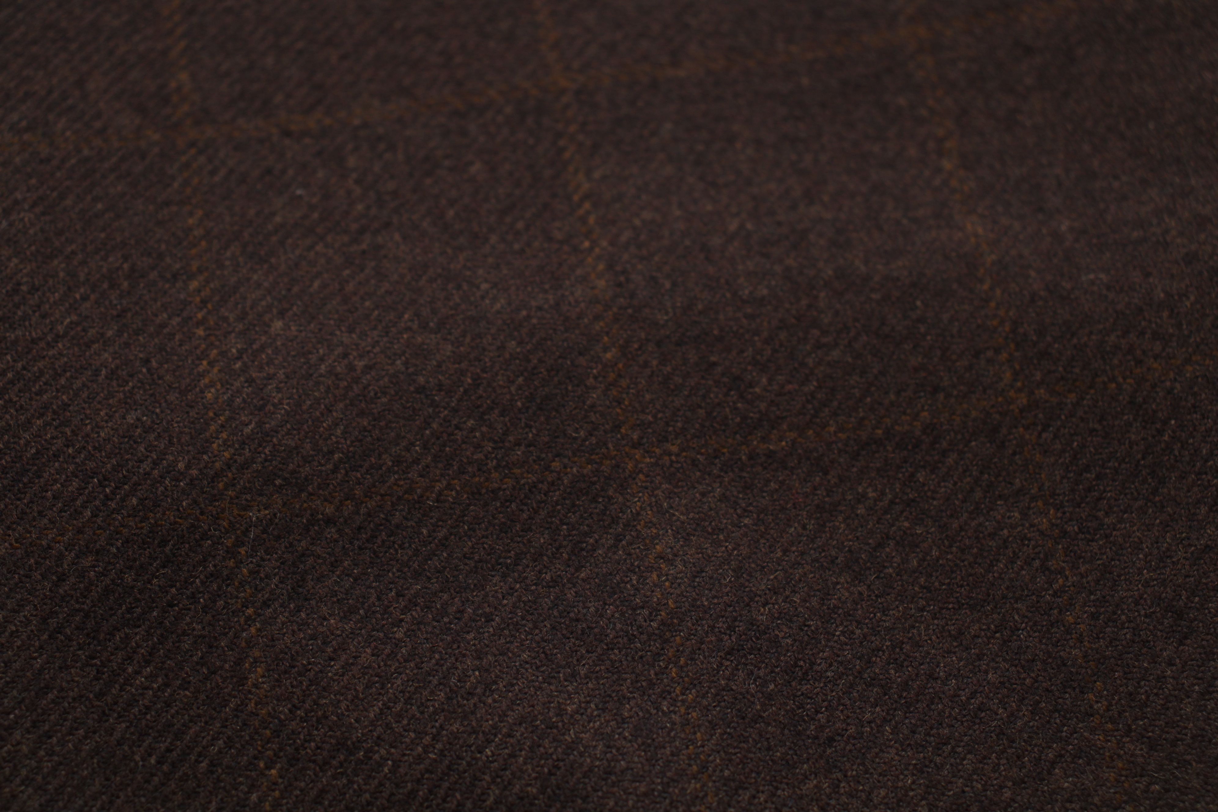 Stafford Stafford 3btn Sport Coat Check Brown Cashmere Wool 40R Size 40R - 5 Thumbnail