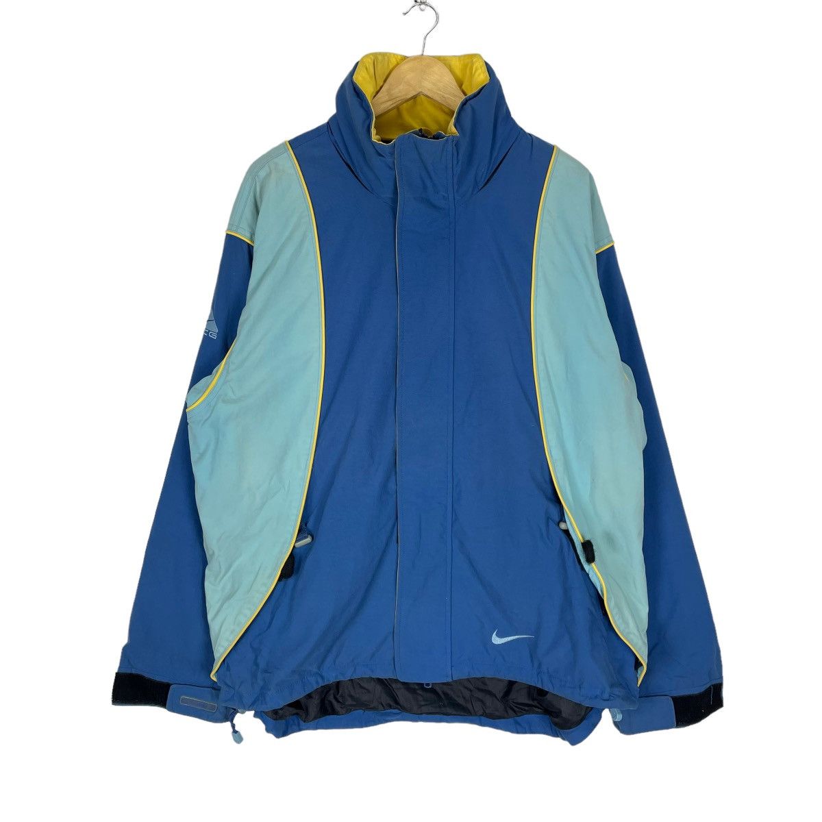 Nike ⚡️NIKE ACG Hoodie Windbreaker Jacket Colour Block Size US XL / EU 56 / 4 - 1 Thumbnail