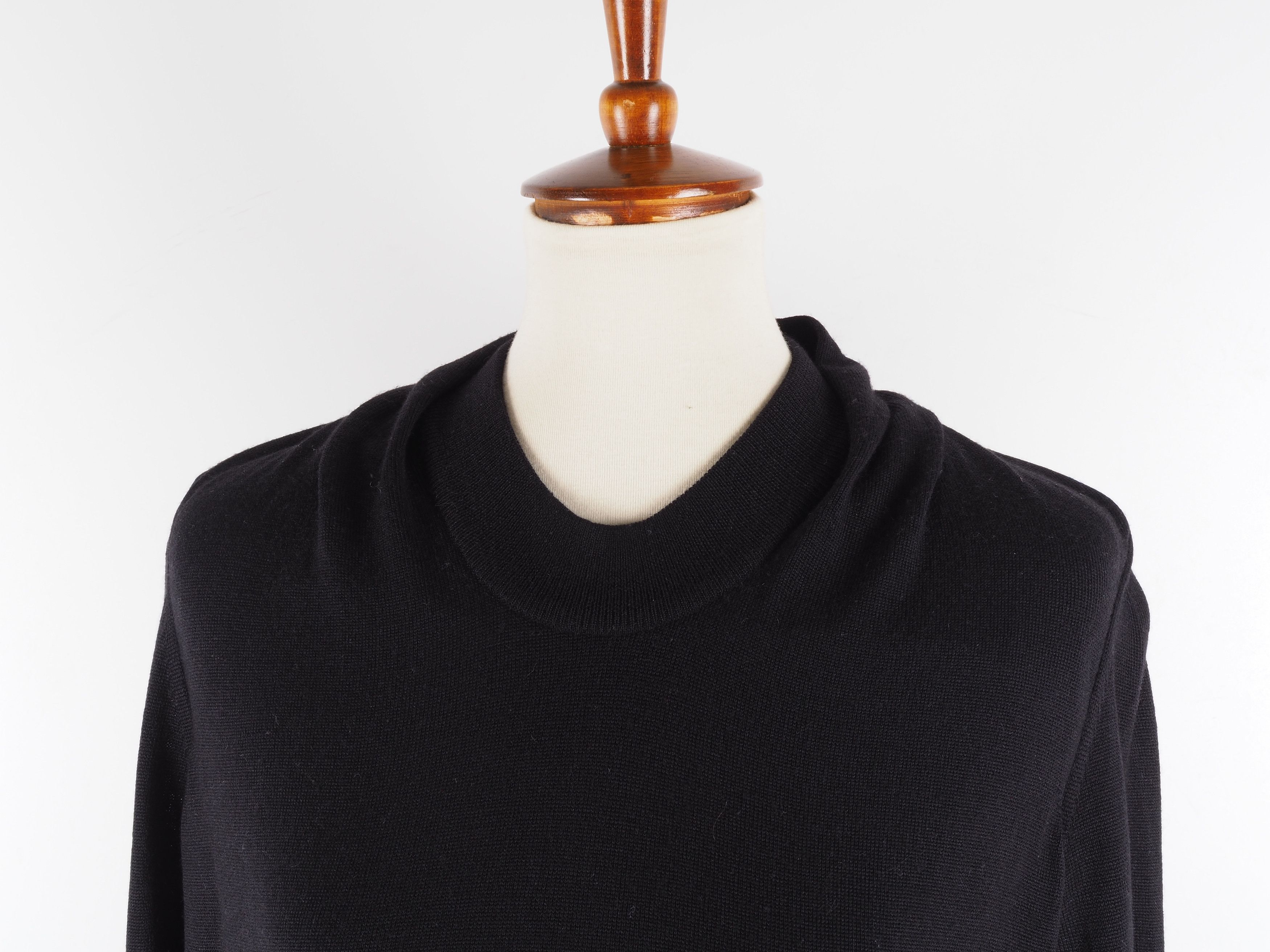 Maison Margiela Maison Martin Margiela MM6 Black Long Sweater Dress Size M / US 6-8 / IT 42-44 - 3 Thumbnail