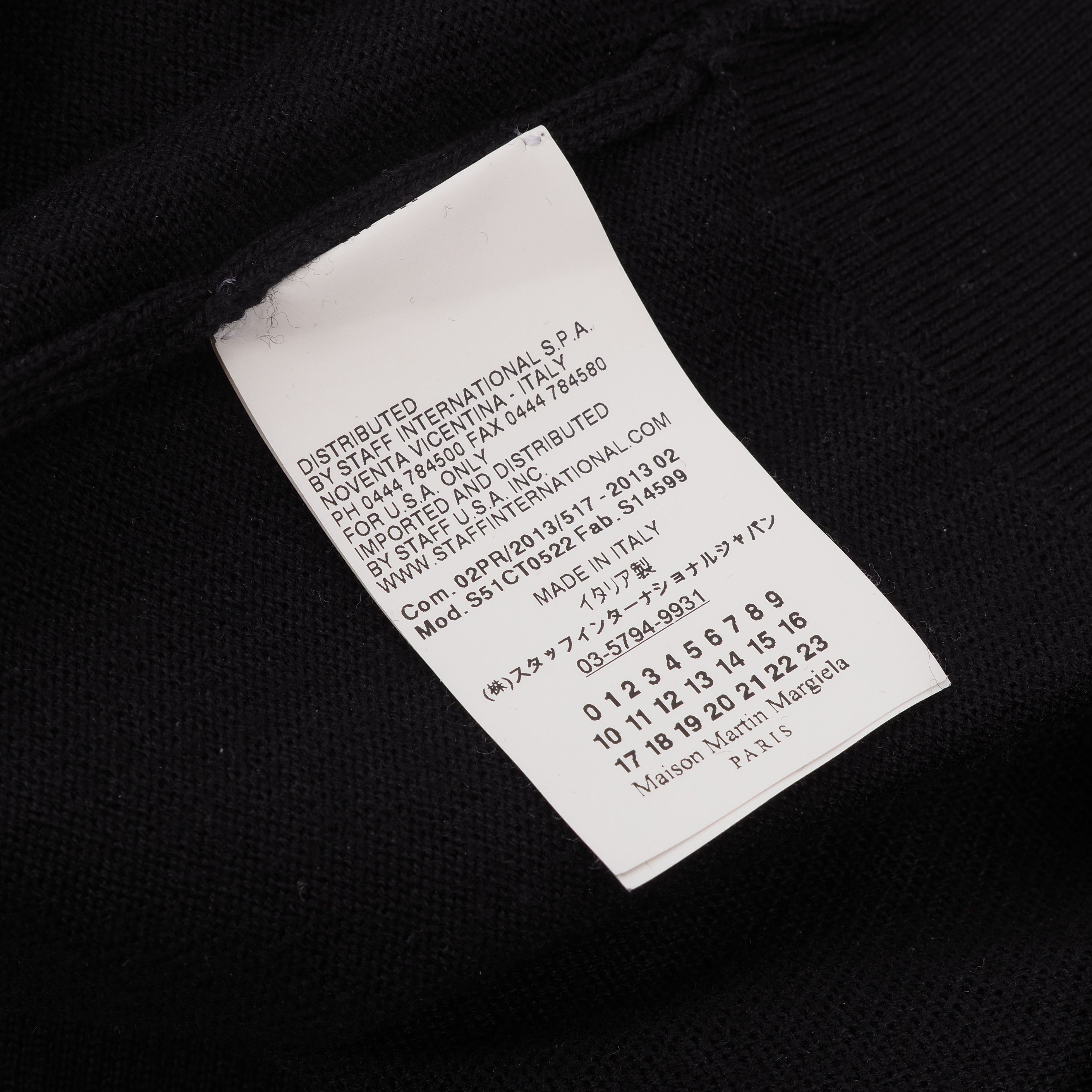 Maison Margiela Maison Martin Margiela MM6 Black Long Sweater Dress Size M / US 6-8 / IT 42-44 - 8 Thumbnail