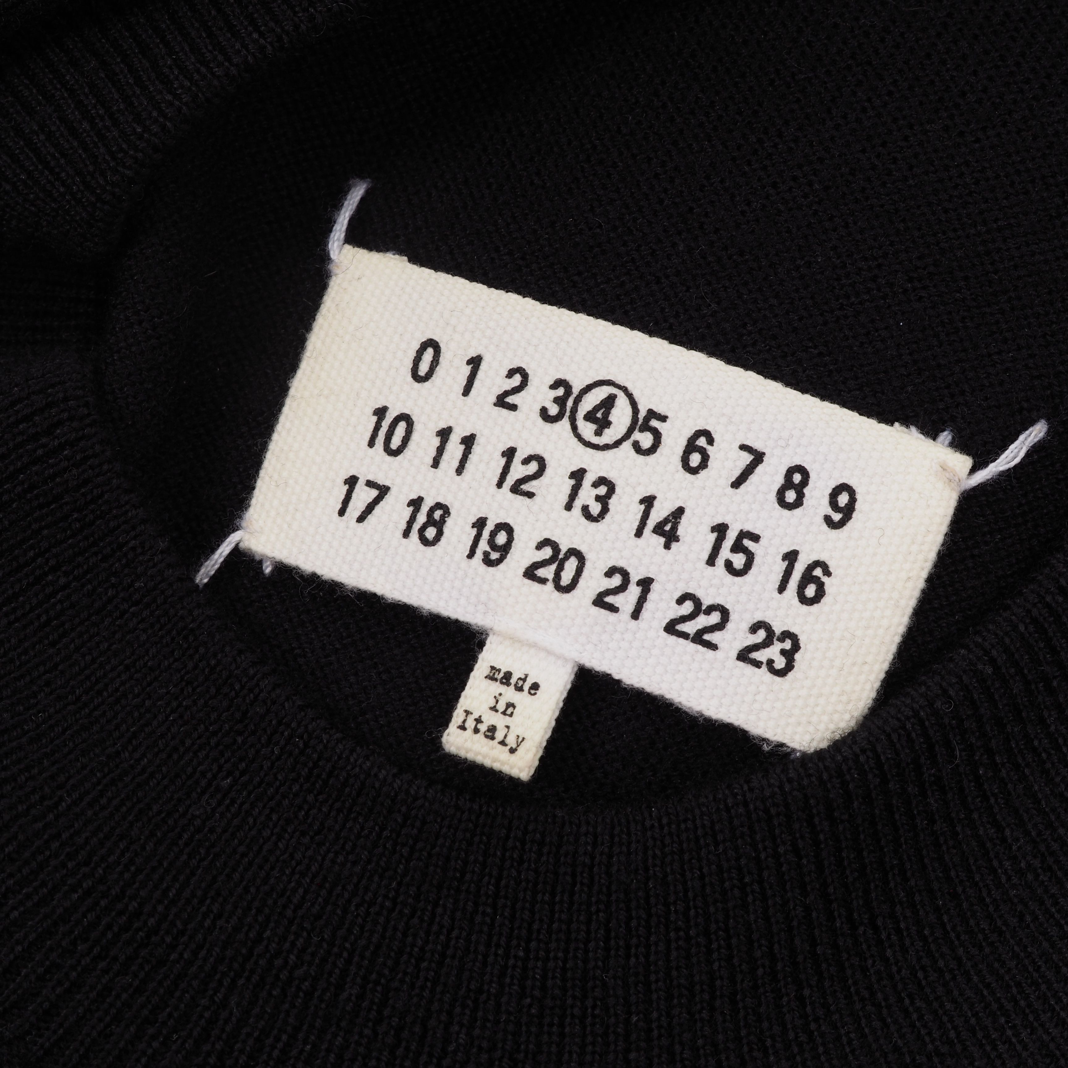 Maison Margiela Maison Martin Margiela MM6 Black Long Sweater Dress Size M / US 6-8 / IT 42-44 - 7 Thumbnail