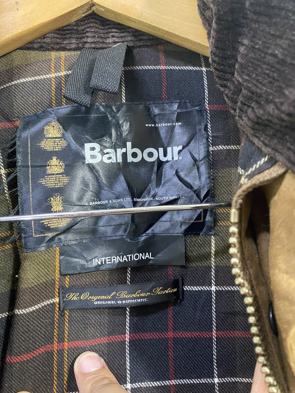 Barbour Barbour Original Tartan Waxed Cotton Jacket Design Size US S / EU 44-46 / 1 - 5 Thumbnail