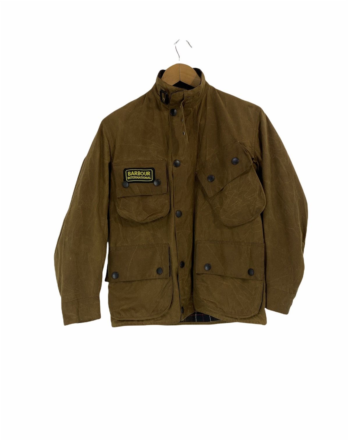 Barbour Barbour Original Tartan Waxed Cotton Jacket Design Size US S / EU 44-46 / 1 - 1 Thumbnail