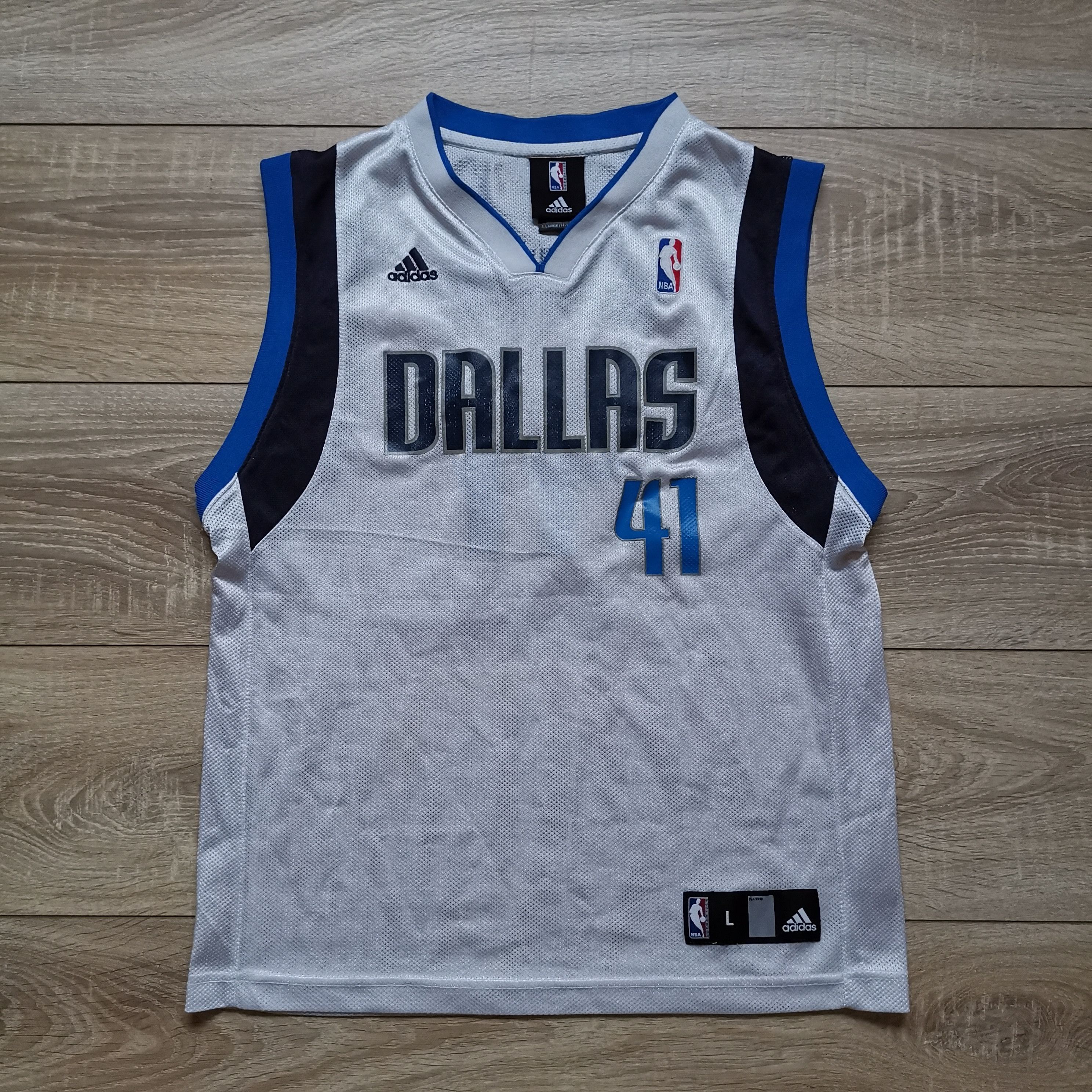 Adidas Dallas Mavericks Dirk Nowitzki NBA Jersey good