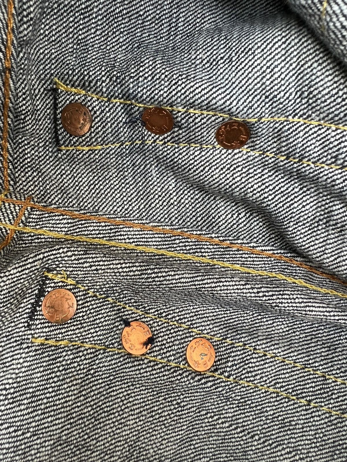 Evisu Vintage Evisu Paris Blue Denim Redline Selvedge Jeans Size US 30 / EU 46 - 18 Thumbnail