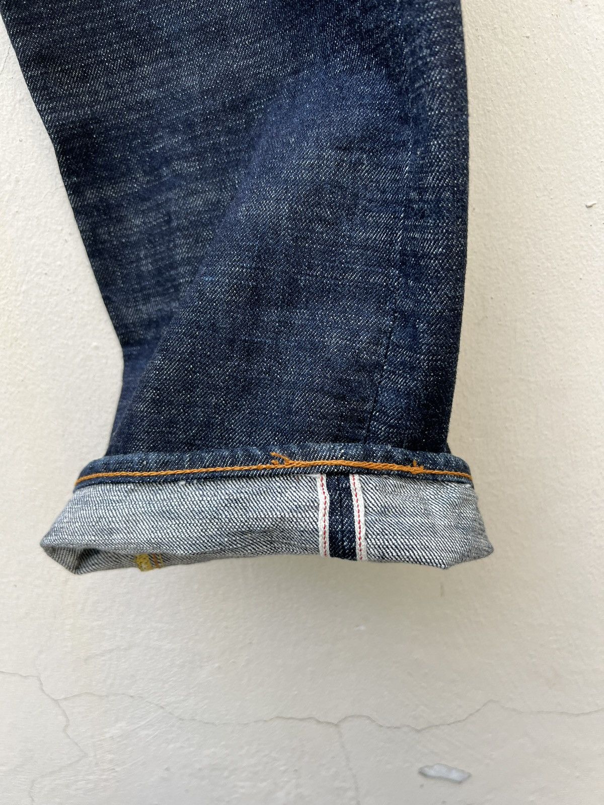 Evisu Vintage Evisu Paris Blue Denim Redline Selvedge Jeans Size US 30 / EU 46 - 16 Thumbnail