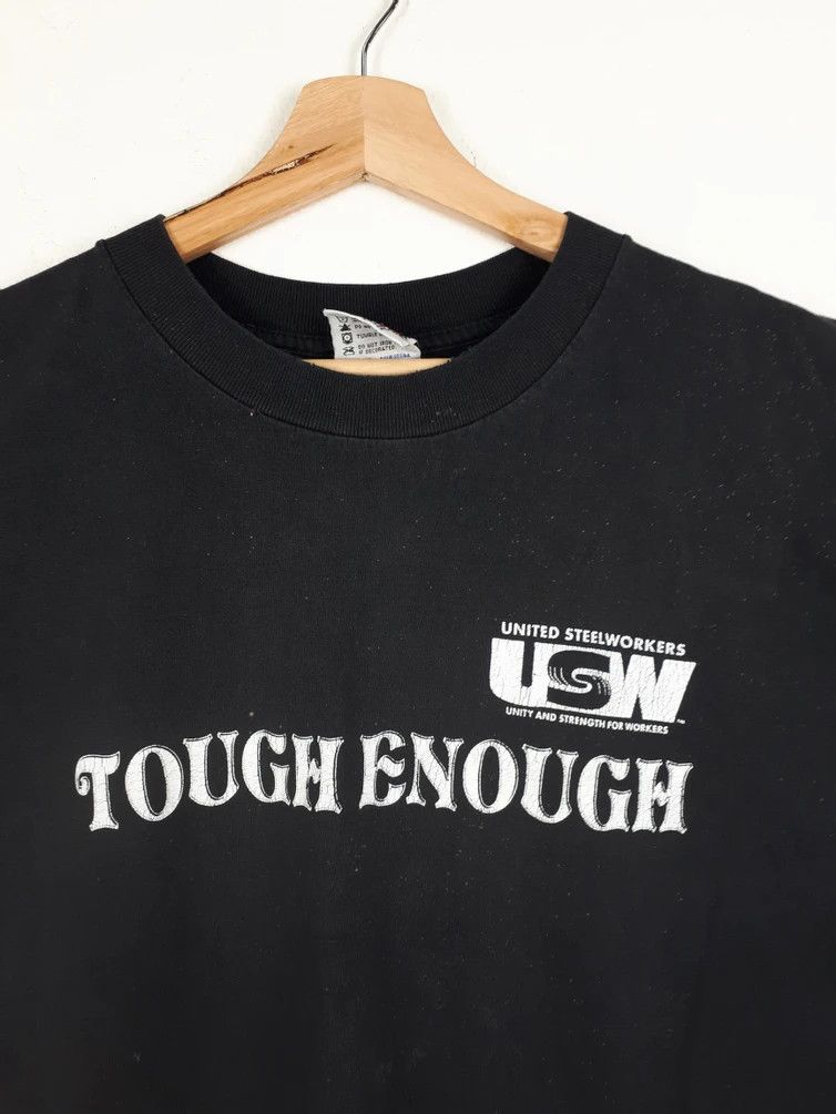 Japanese Brand × Vintage Vintage Skulls Steel Worker Forever Graphic Tee Size US XXL / EU 58 / 5 - 6 Thumbnail