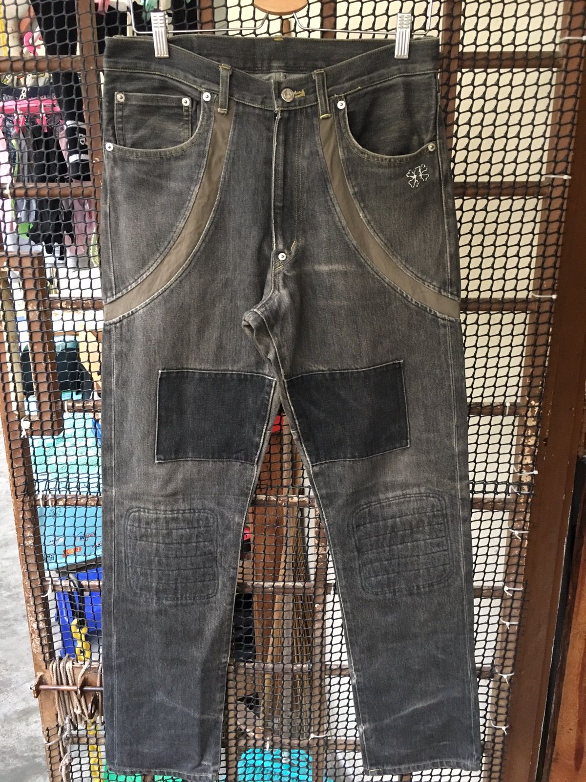 Pre-owned Undercover Vintage  Jun Takahashi Hybrid Style Denim Jeans In Black