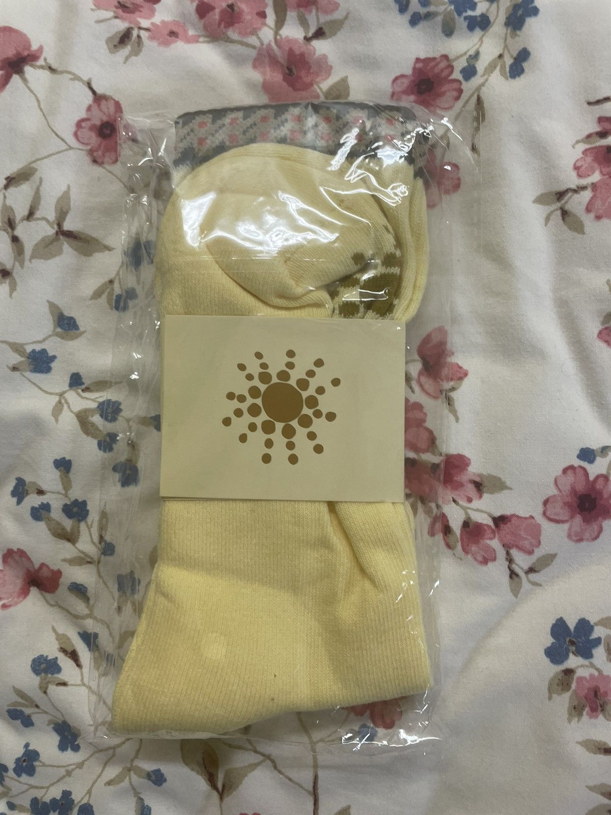 Travis Scott Travis Scott Cactus Jack Starburst Socks Cream Size ONE SIZE - 2 Thumbnail