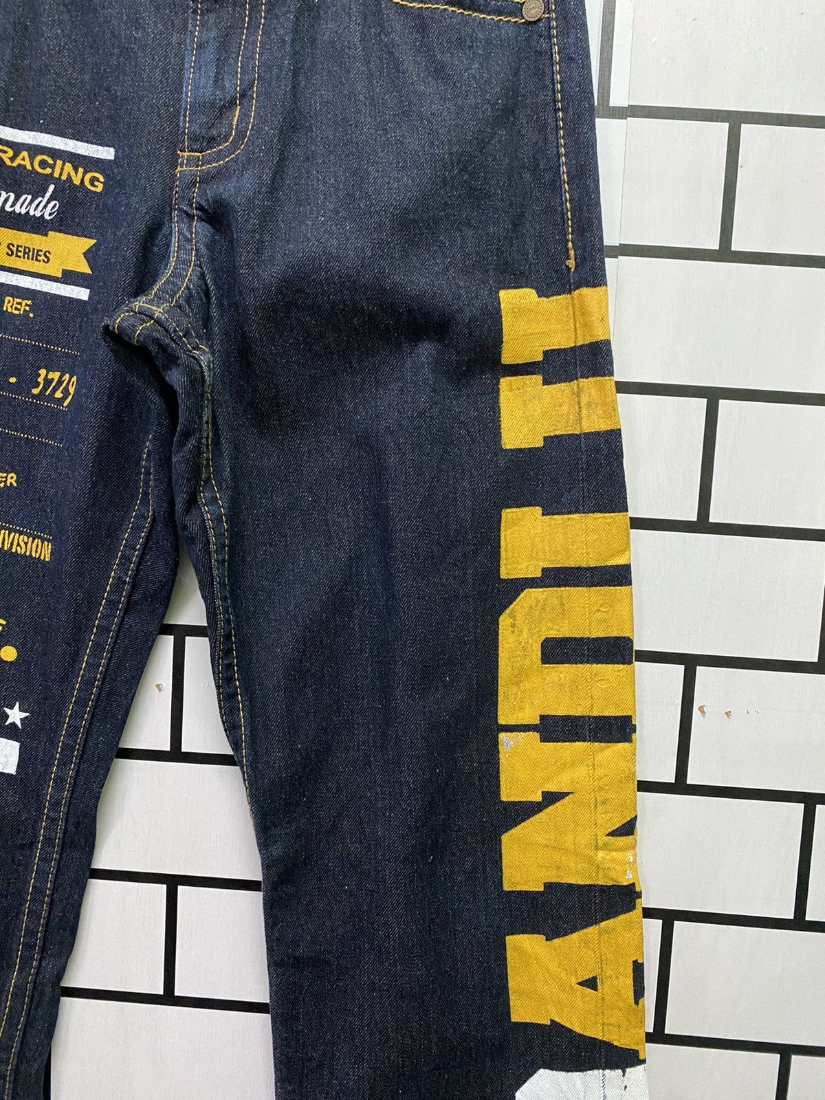 Hysteric Glamour Japanese CO & LU Selvedge Motor Racing Denim Size US 30 / EU 46 - 8 Thumbnail