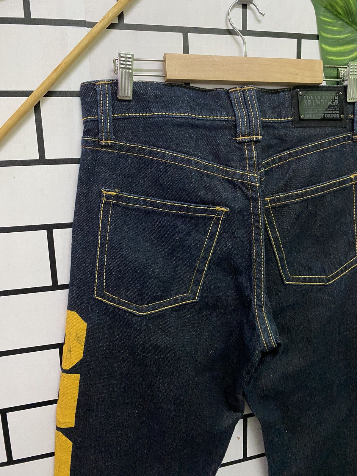 Hysteric Glamour Japanese CO & LU Selvedge Motor Racing Denim Size US 30 / EU 46 - 13 Thumbnail