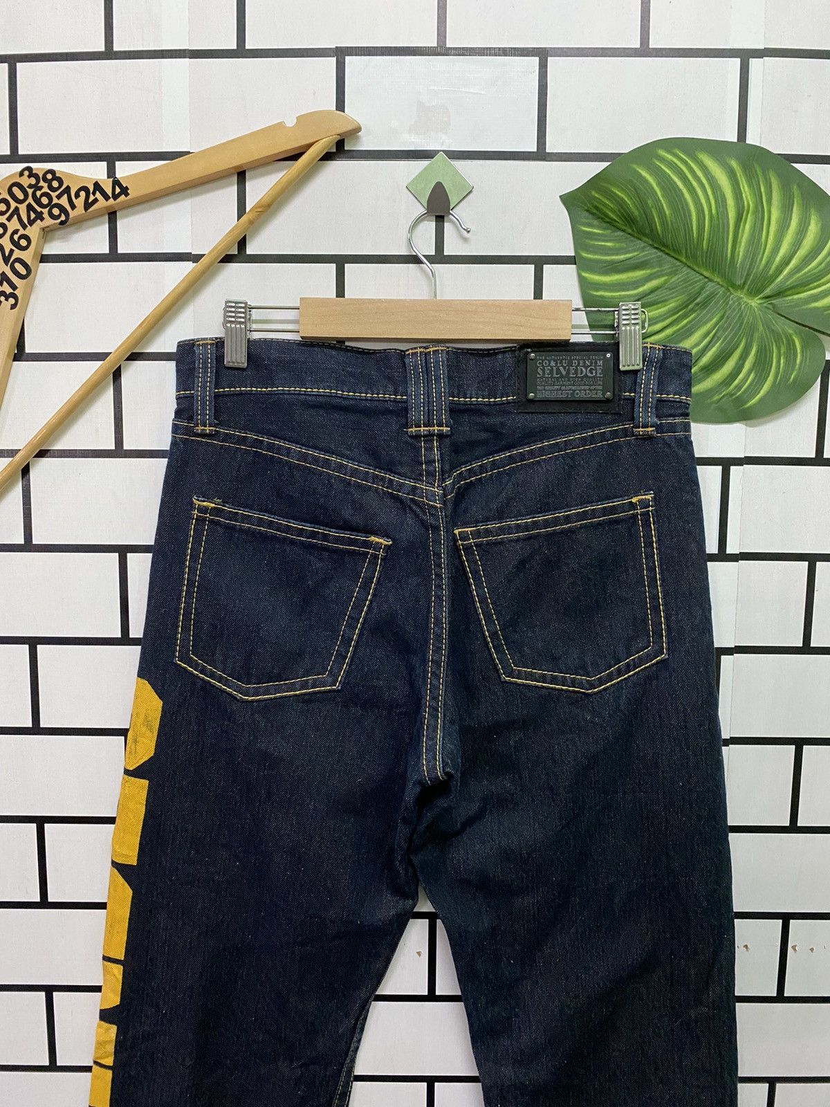 Hysteric Glamour Japanese CO & LU Selvedge Motor Racing Denim Size US 30 / EU 46 - 11 Thumbnail