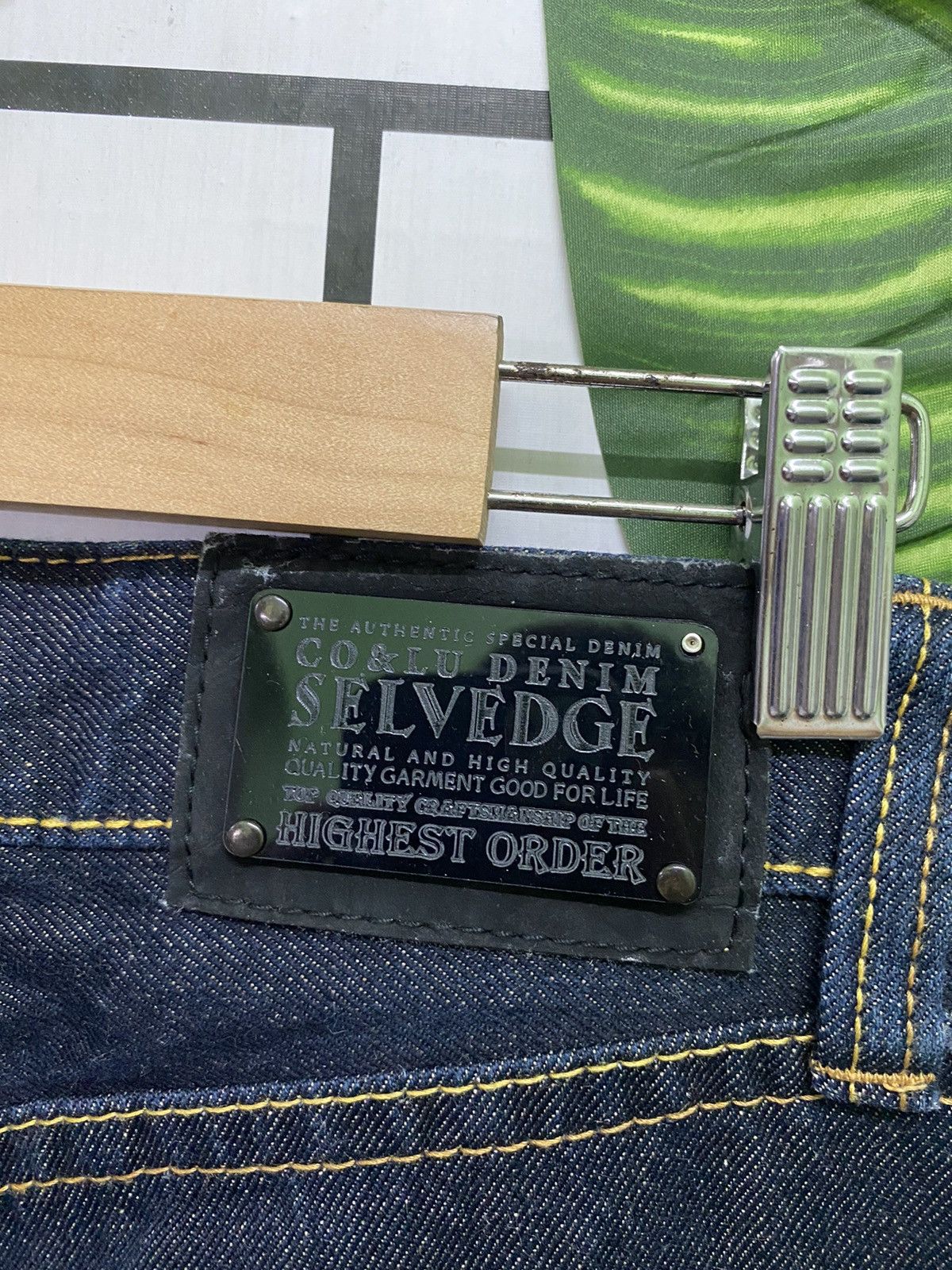 Hysteric Glamour Japanese CO & LU Selvedge Motor Racing Denim Size US 30 / EU 46 - 12 Thumbnail