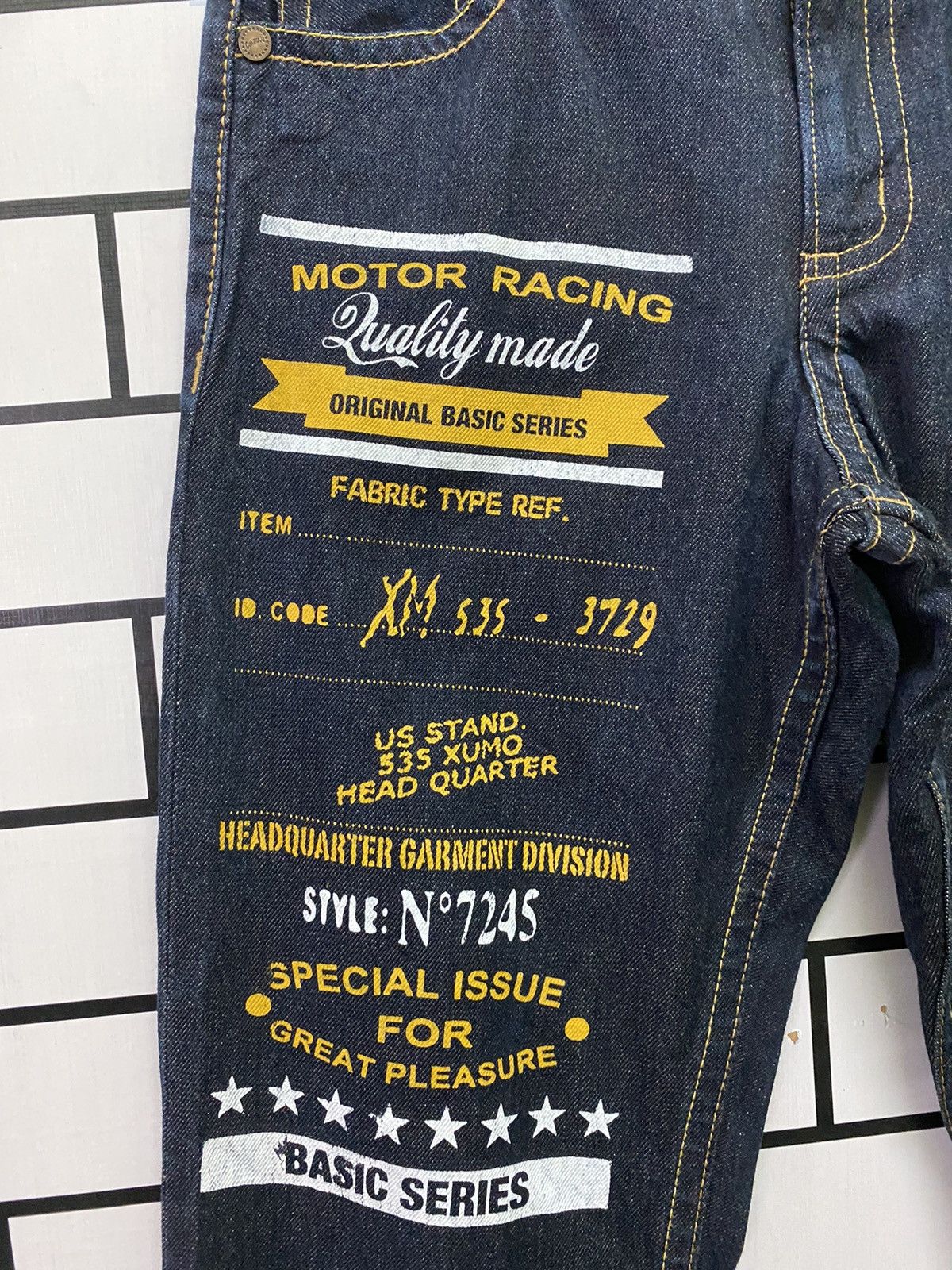 Hysteric Glamour Japanese CO & LU Selvedge Motor Racing Denim Size US 30 / EU 46 - 4 Thumbnail