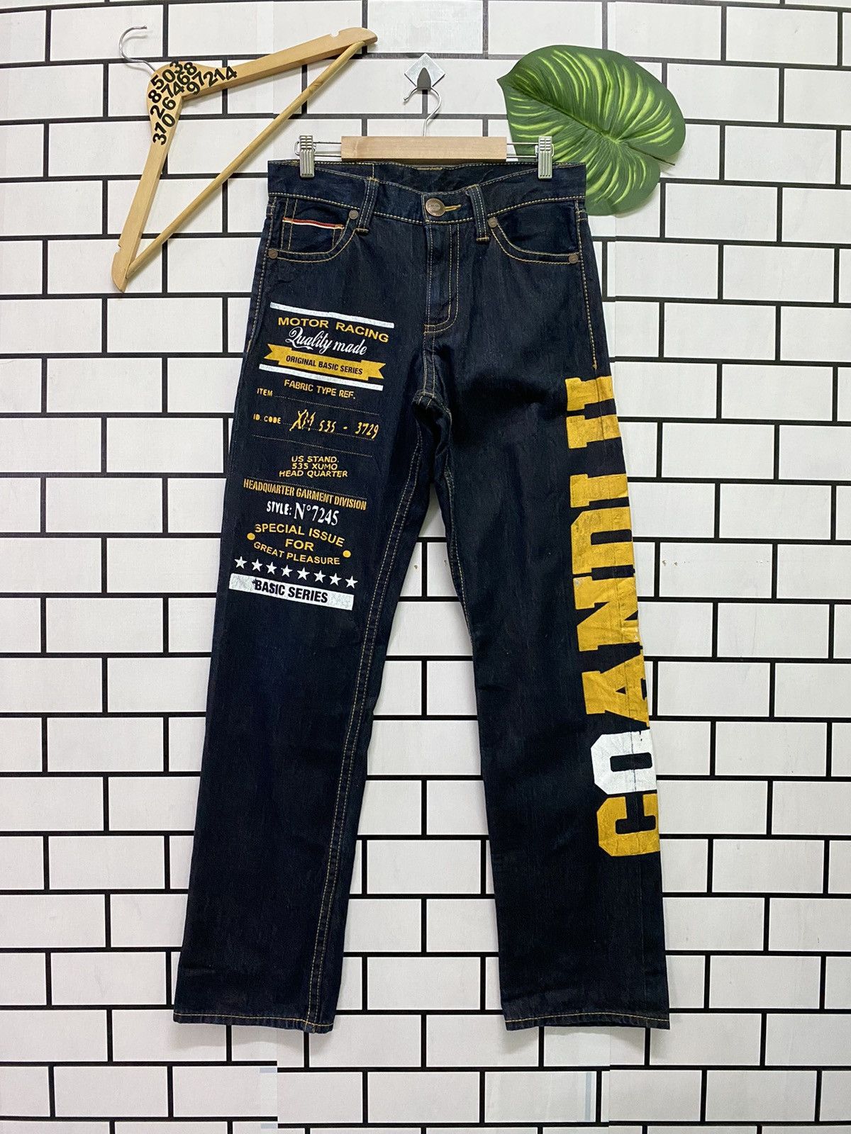 Hysteric Glamour Japanese CO & LU Selvedge Motor Racing Denim Size US 30 / EU 46 - 1 Thumbnail
