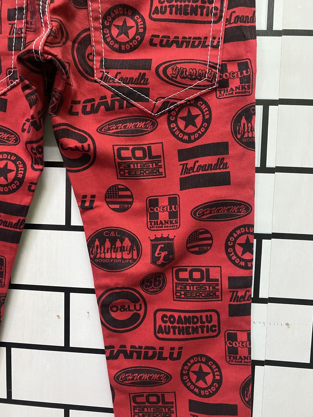 Japanese Brand Rare CO AND LU Full Print Hysteric Style Lowrises Pants Size US 29 - 17 Thumbnail