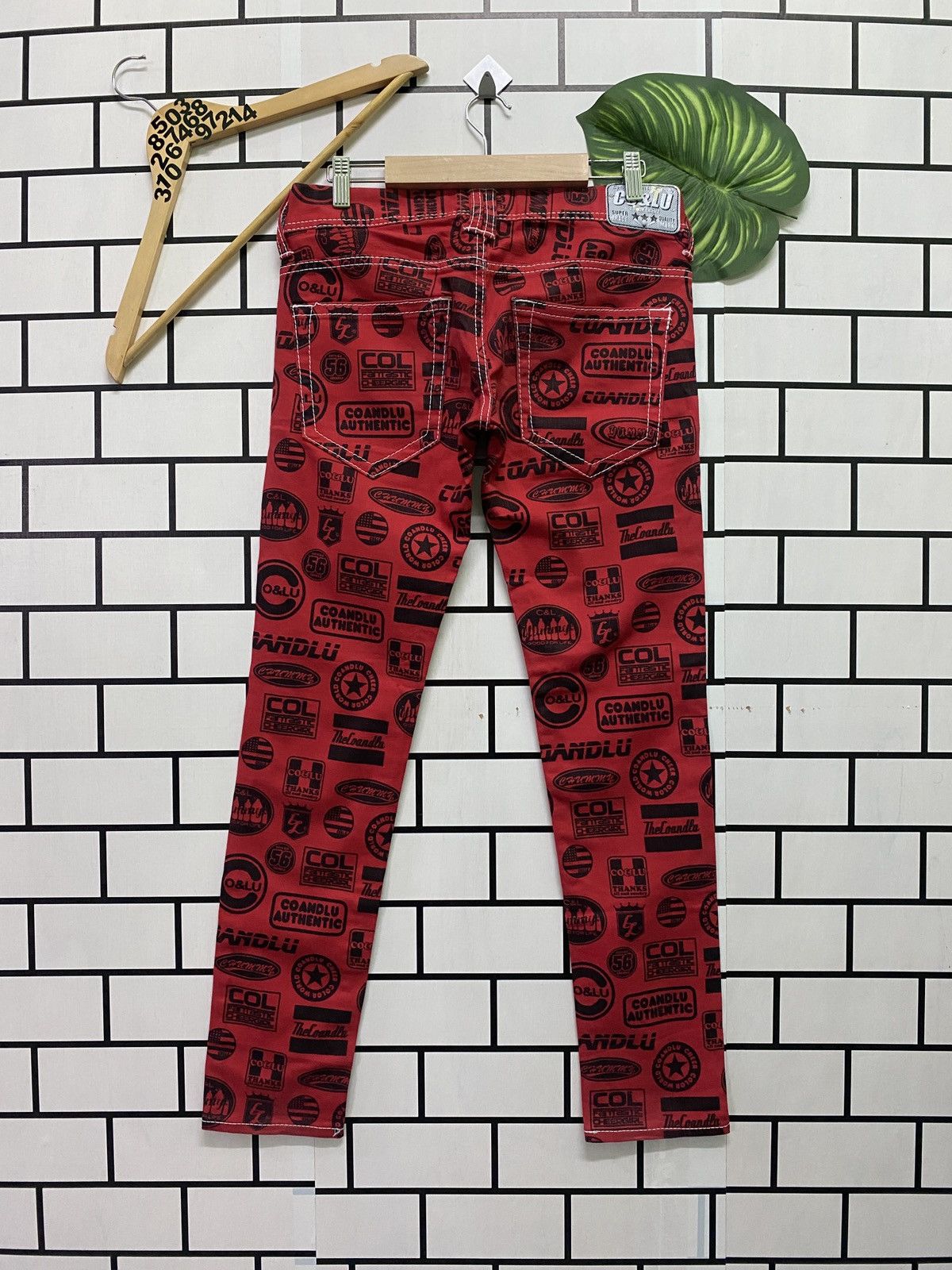 Japanese Brand Rare CO AND LU Full Print Hysteric Style Lowrises Pants Size US 29 - 2 Thumbnail